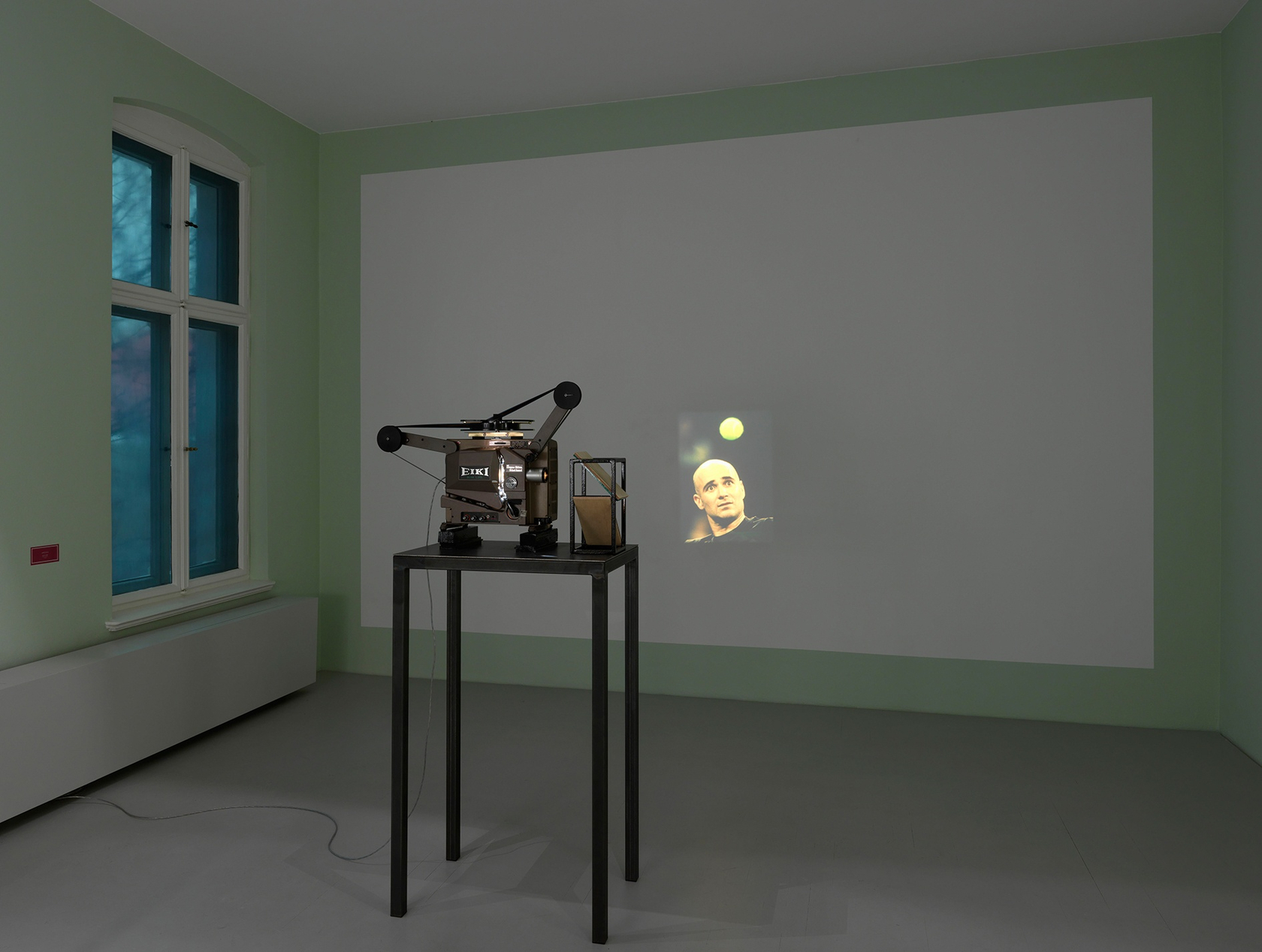 Anri Sala Agassi, 2006 Installation: 16 mm film projection, silent 1 min looped, projected dims: 75 x 56 cm Photo...