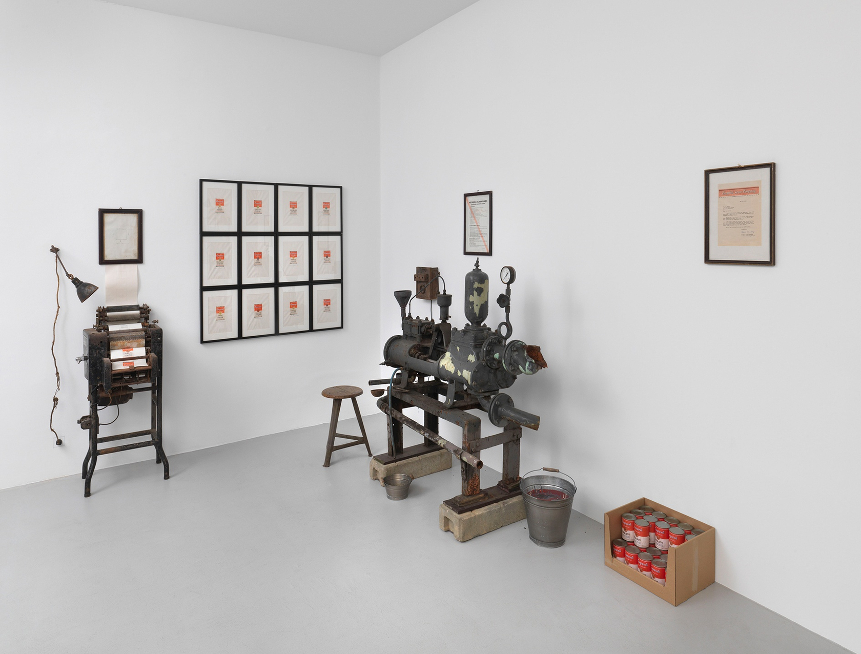 Exhibition view: Robert Kusmirowski, Square2, Johnen Galerie, Berlin, 2011 Photo © Jens Ziehe