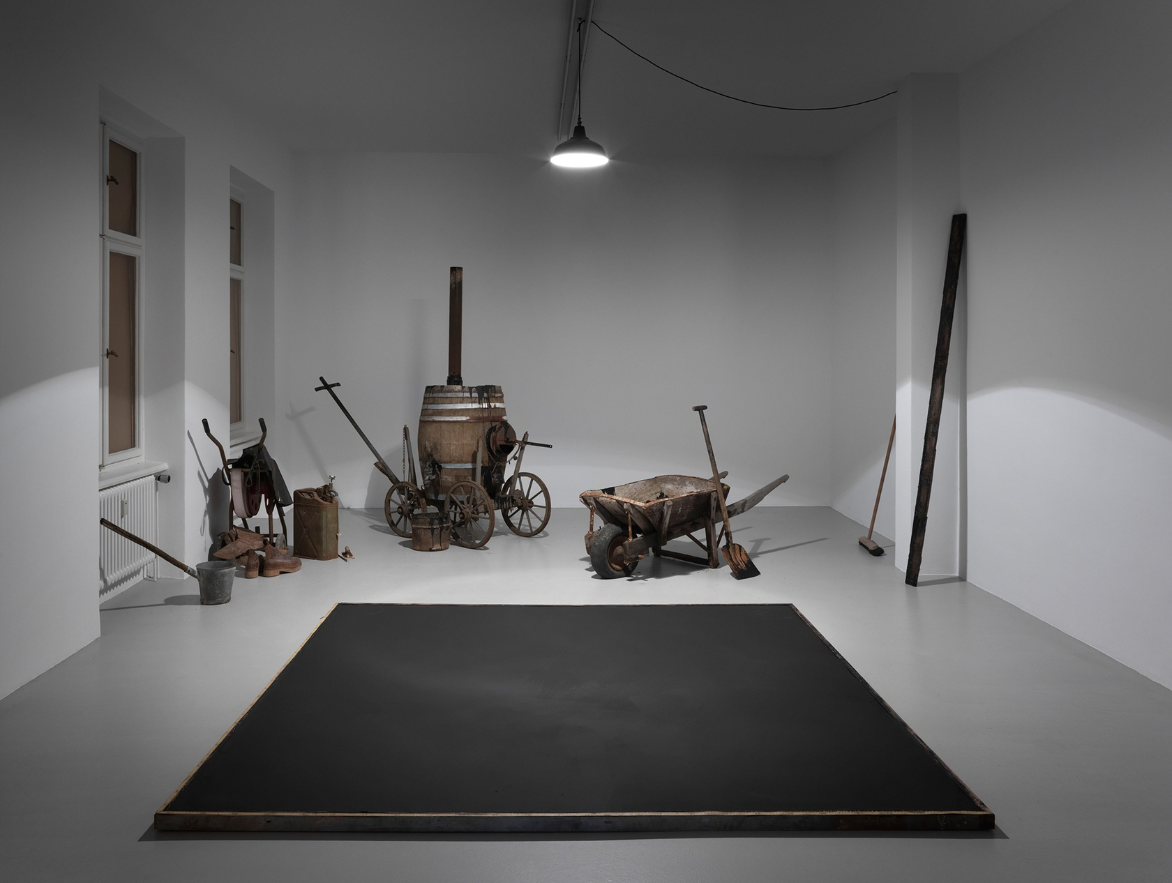 Exhibition view: Robert Kusmirowski, Square2, Johnen Galerie, Berlin, 2011 Photo © Jens Ziehe