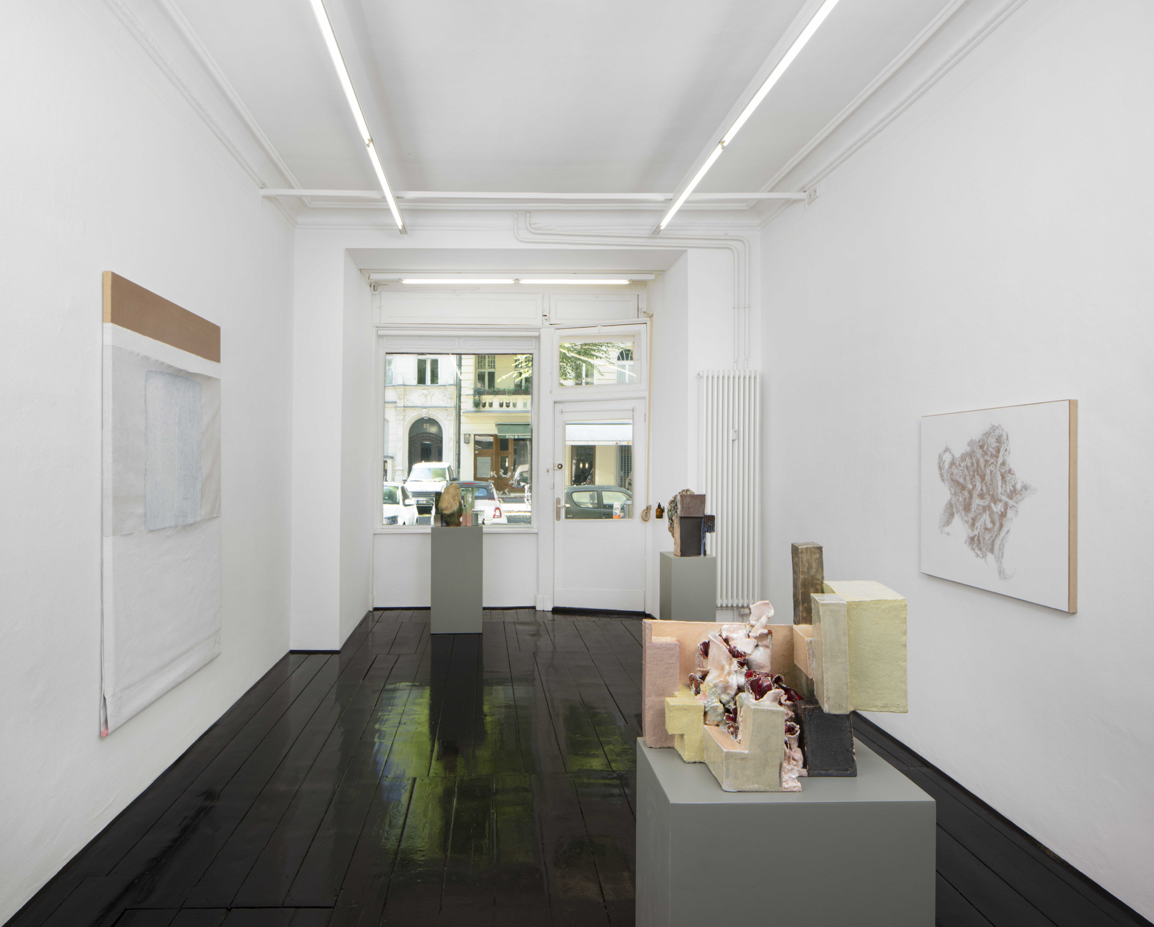 Festival! #2 Isa Melsheimer| N. Dash Exhibition view: Festival! A Project by Esther Schipper and Mehdi Chouakri, Mehdi Chouakri, Berlin,...