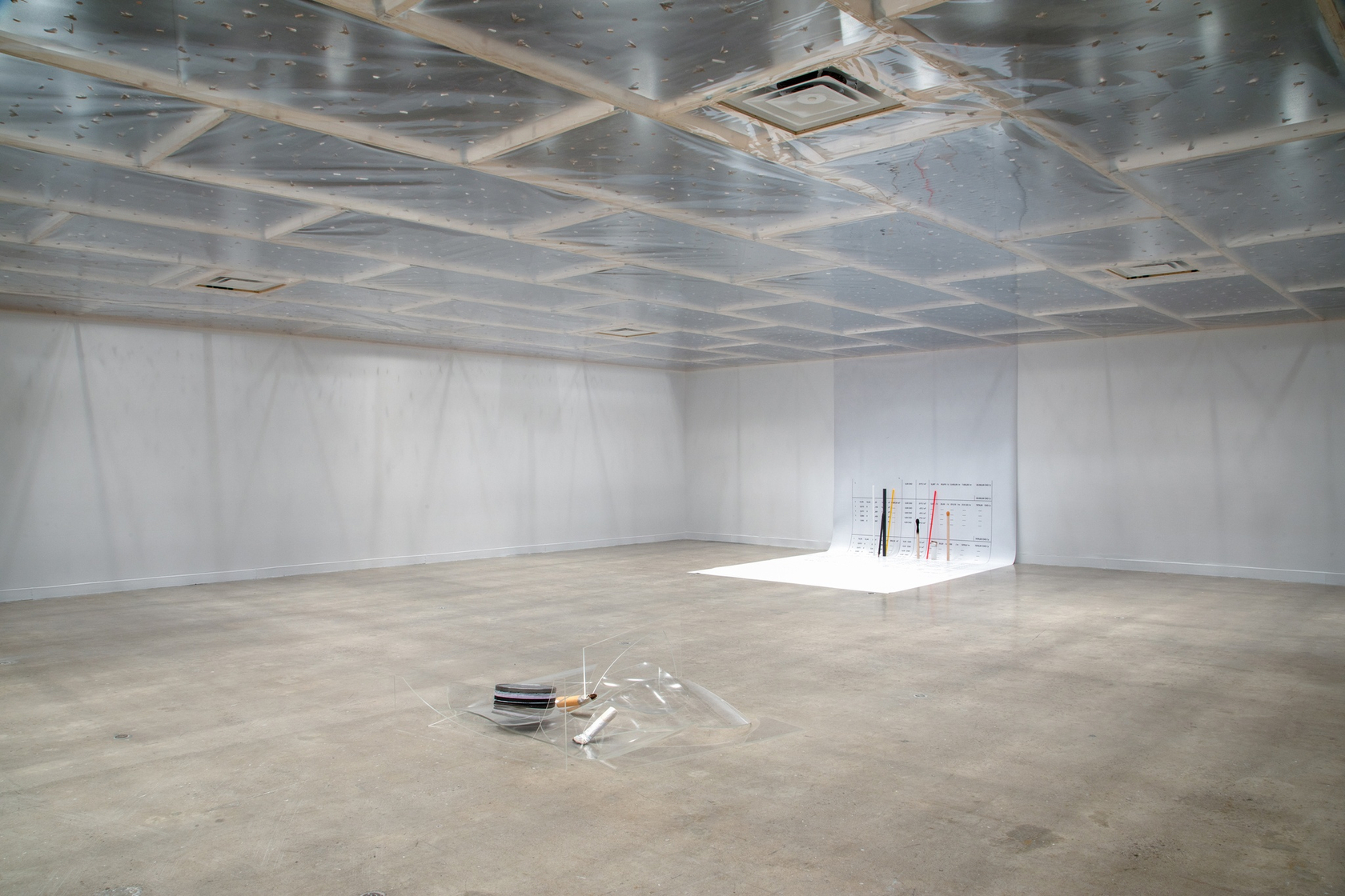 Exhibition view: spending static to save gas, Oakville Galleries, Ontario, 2018 Photo © Jimmy Limit