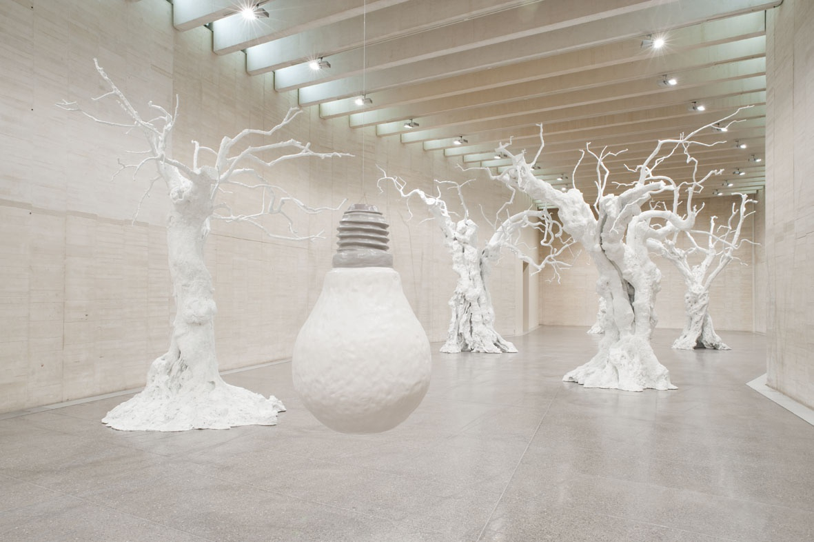 Exhibition view: the night of lead, The Museo de Arte Contemporáneo de Castilla, León, 2009 Photo © Studio Rondinone