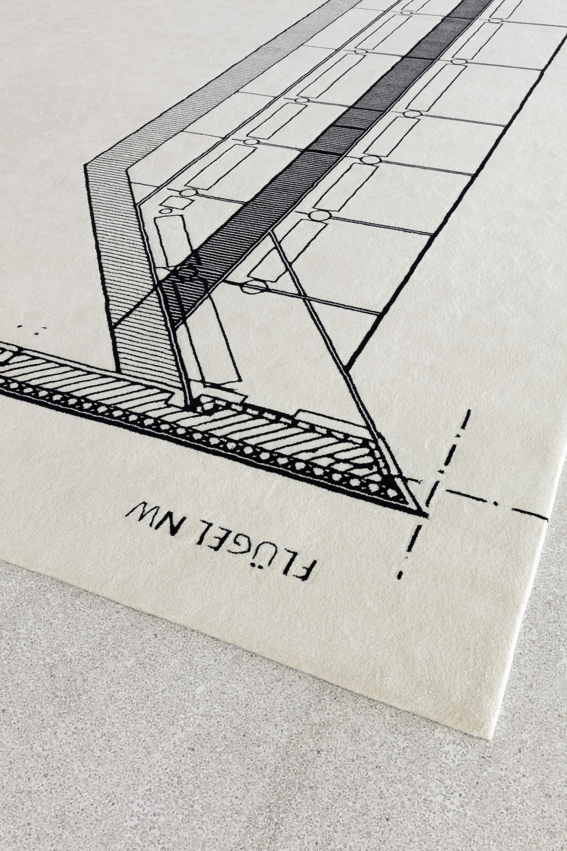 Floor Plan 1:3, 2020 Museion Bozen, IT Carpet, 100% wool 2 x 1725 x 818 cm © VG Bild-Kunst, Bonn,...