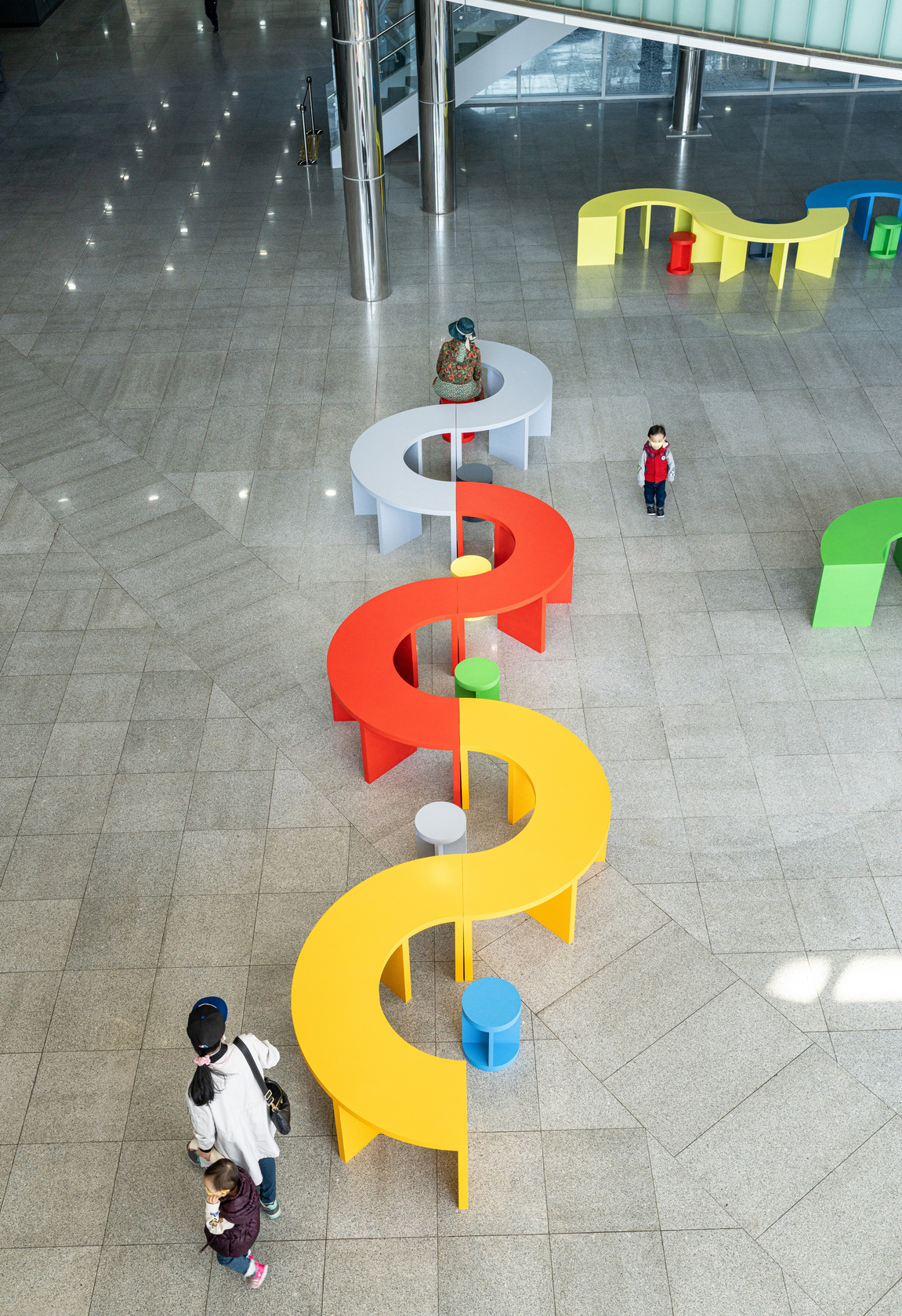 Exhibition view: Liam Gillick, The Work Life Effect, Gwangju Museum of Art, Gwangju, 2021 Photo © Gwangju Museum of Art,...
