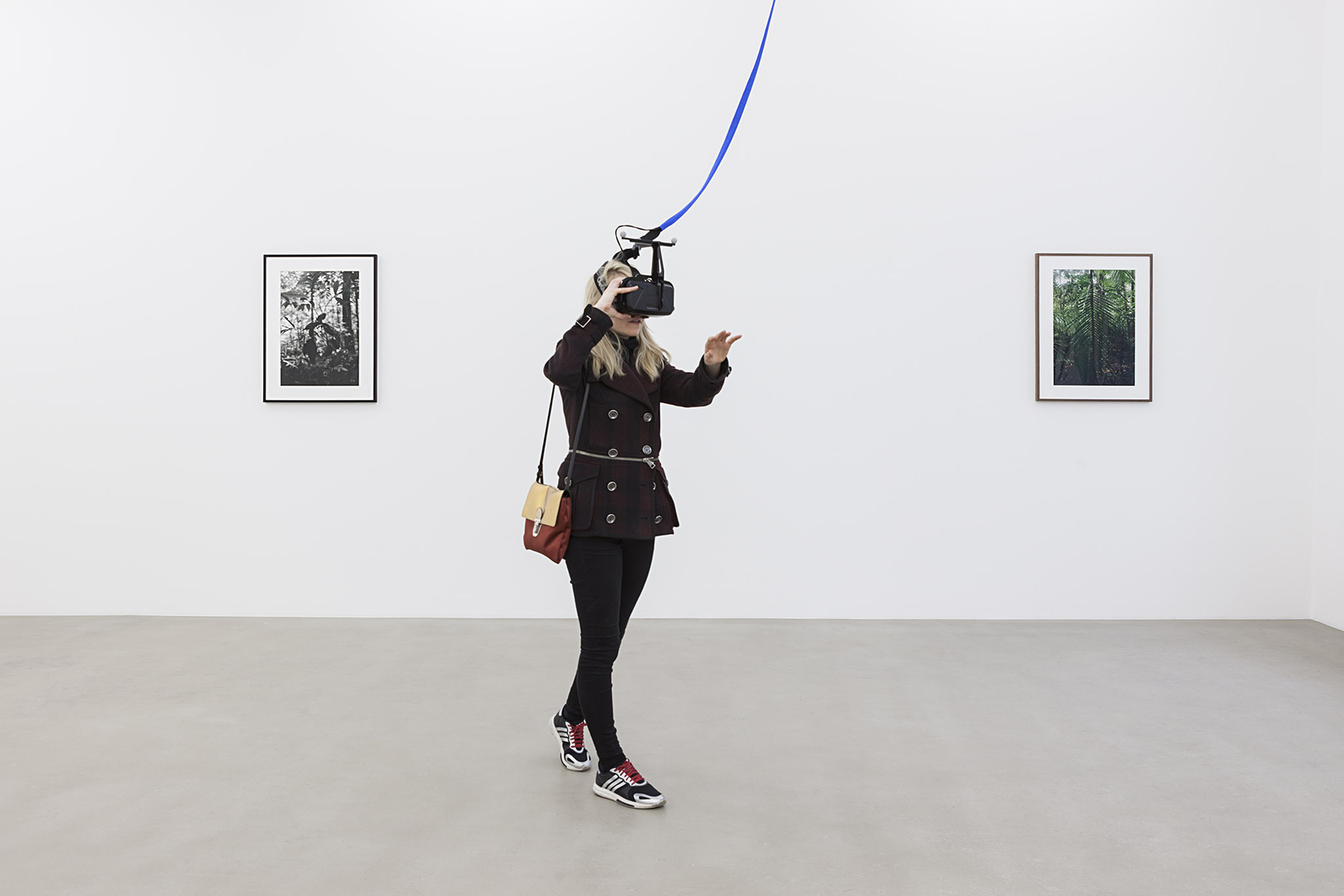 Exhibition view: Daniel Steegmann Mangrané, Spiral Forest (kingdom of all the animals and all the beasts is my name), Esther...