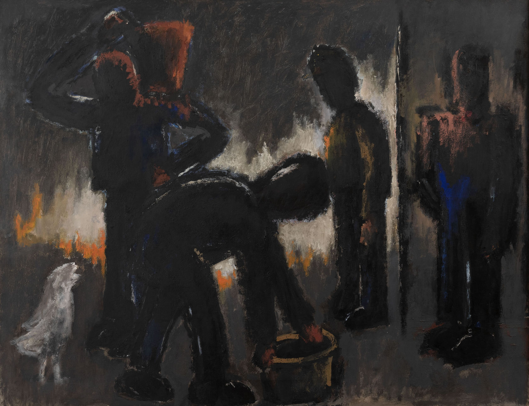 Josef Herman Untitled (Fishermen), 1985-87