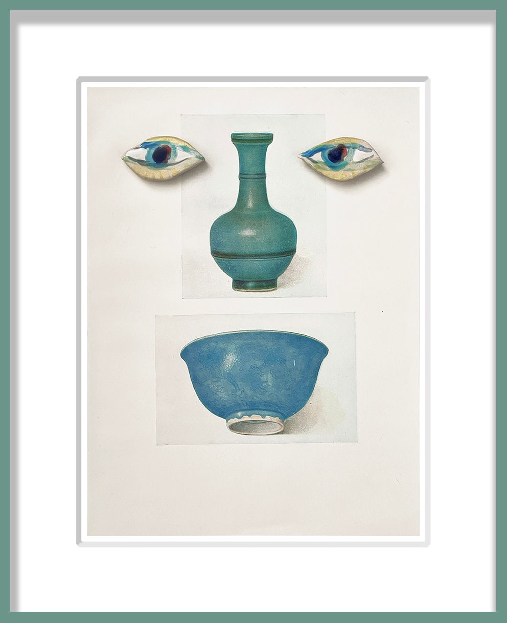 Julie Cockburn Eyes, Nose, Mouth 1, 2022