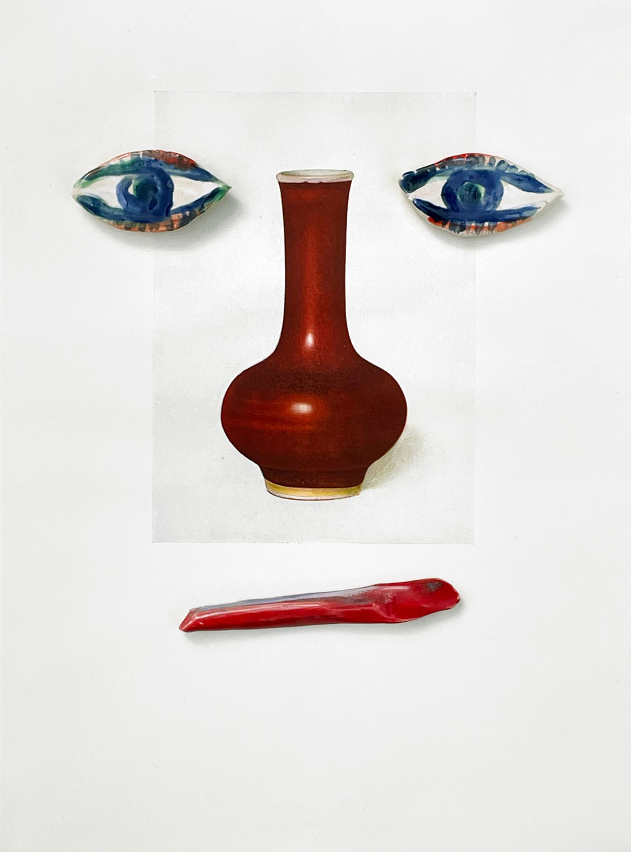 Julie Cockburn Eyes, Nose, Mouth 3, 2022