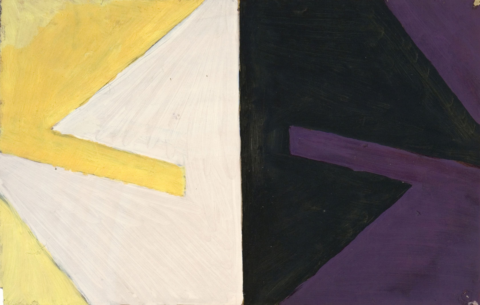 Michael Kidner Yellow into White: Violet into Black, 1959