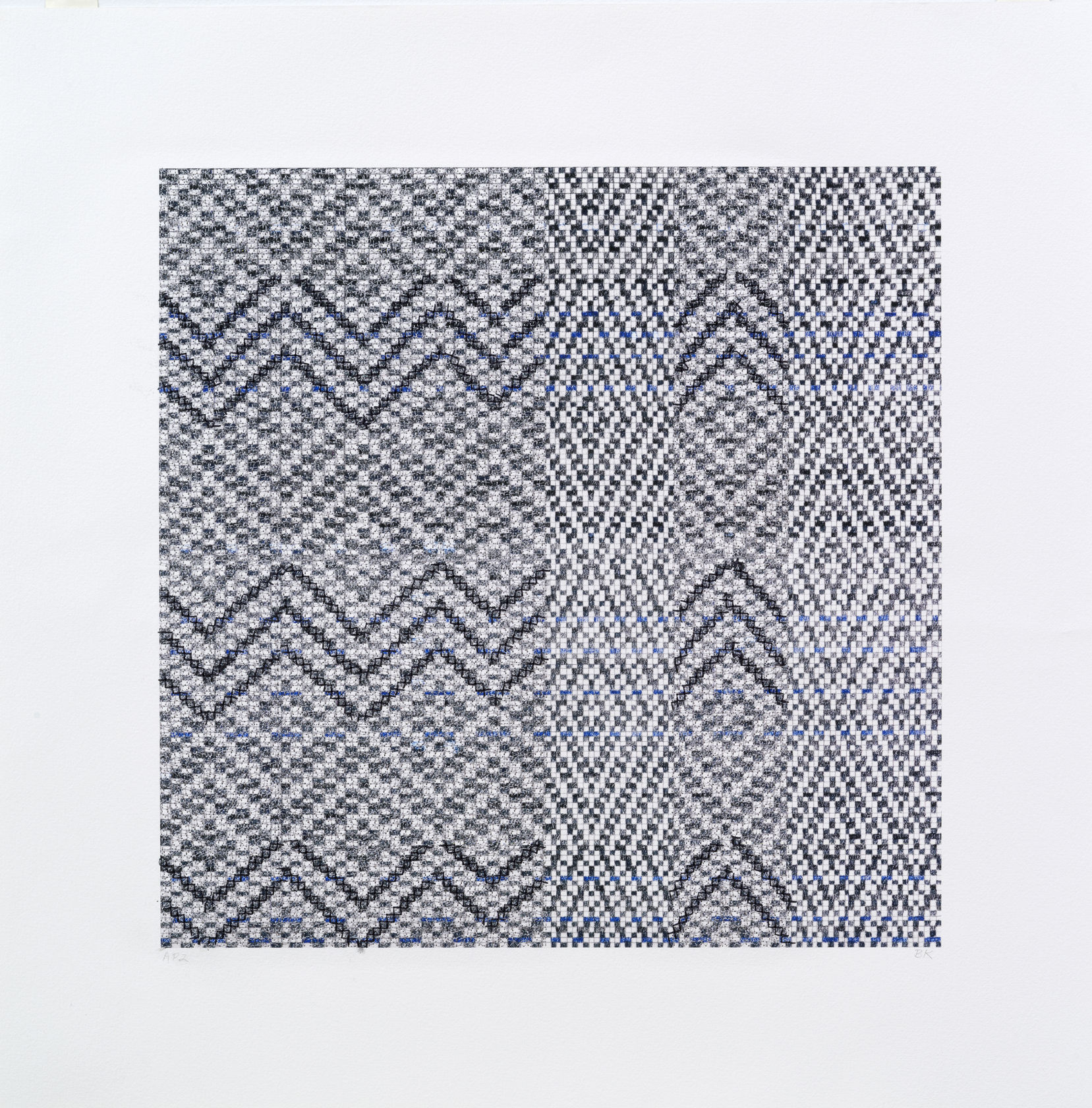 Beryl Korot Weaver's Notation - Variation 2, 2012