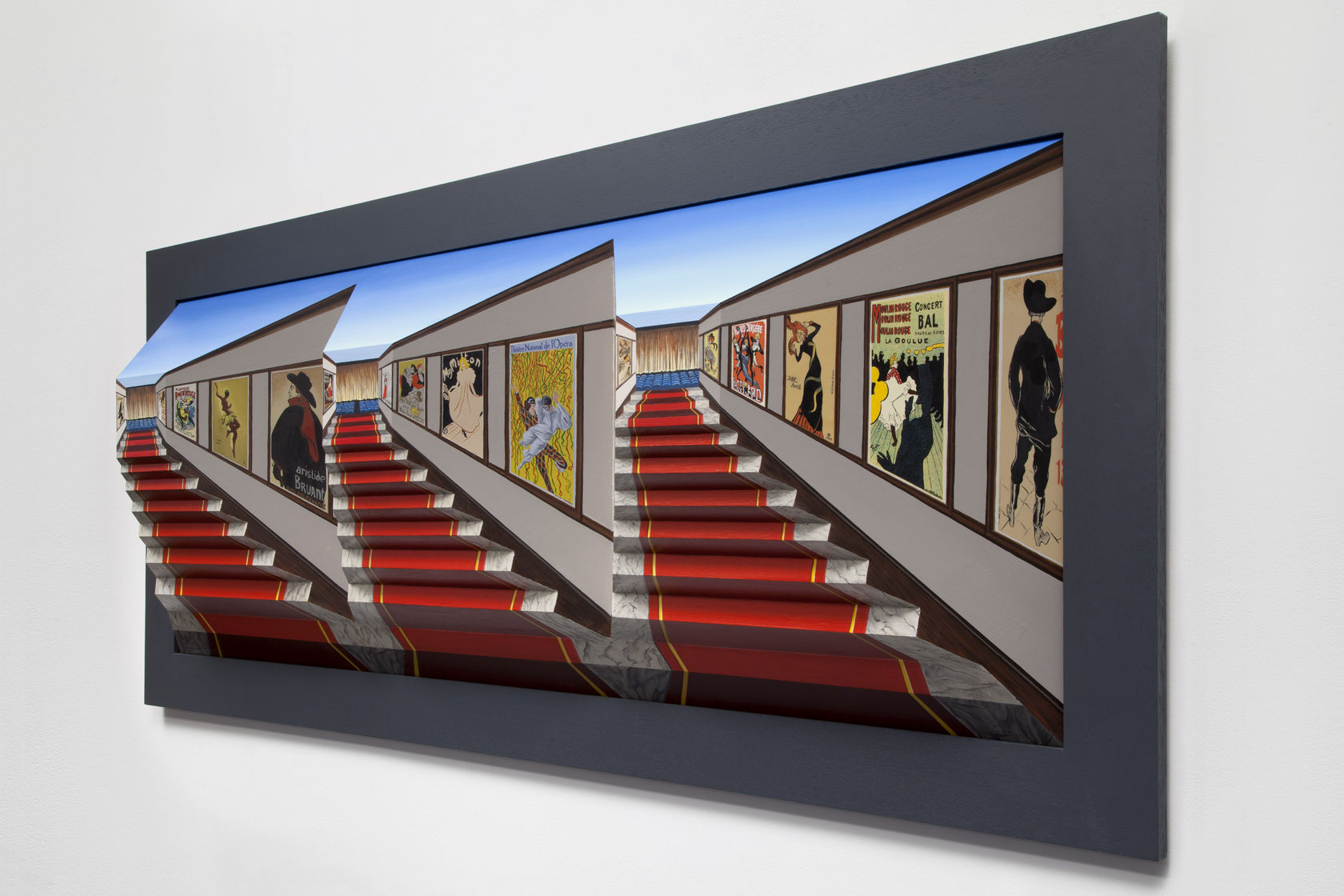 Patrick Hughes Stairs to the Stars, 2016