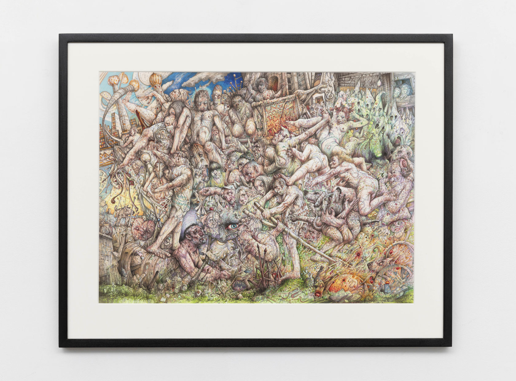 Peter Howson Acheron Tis Pabulum (Food for Acheron), 2021