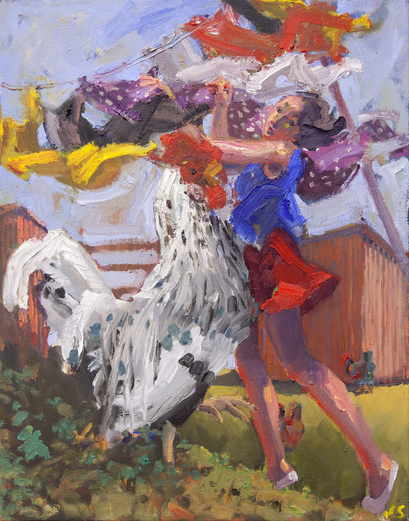 Kevin Sinnott Cock a Doodle Do (study), 2013