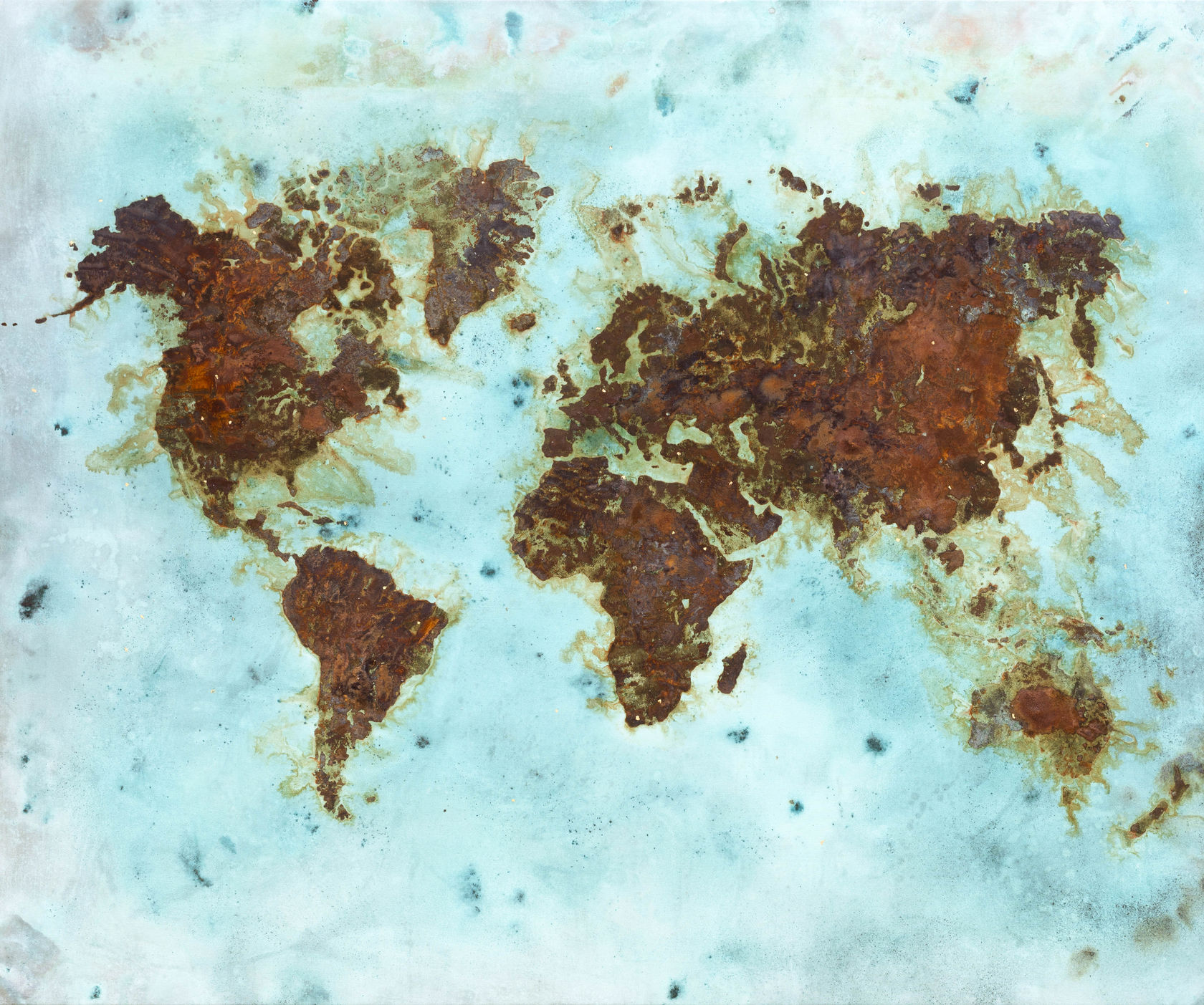 John Keane Flat Earth Series (#7), 2019