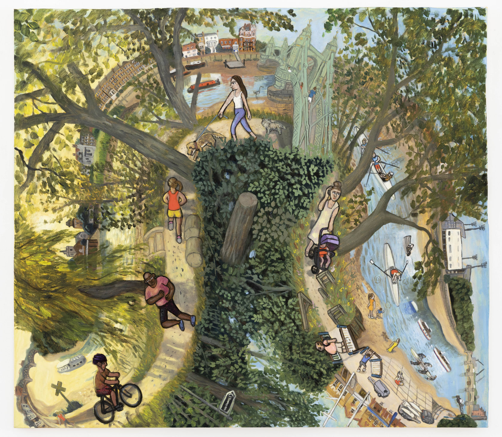 Jiro Osuga The River, 2. Barnes Bridge to Putney Bridge, 2019