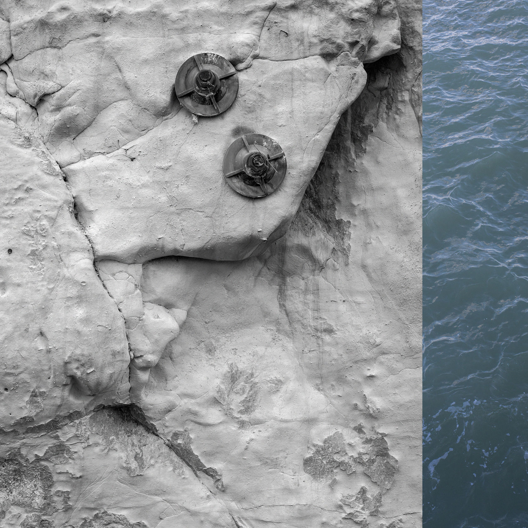 Edmund Clark White Cliffs Blue Channel, 2019