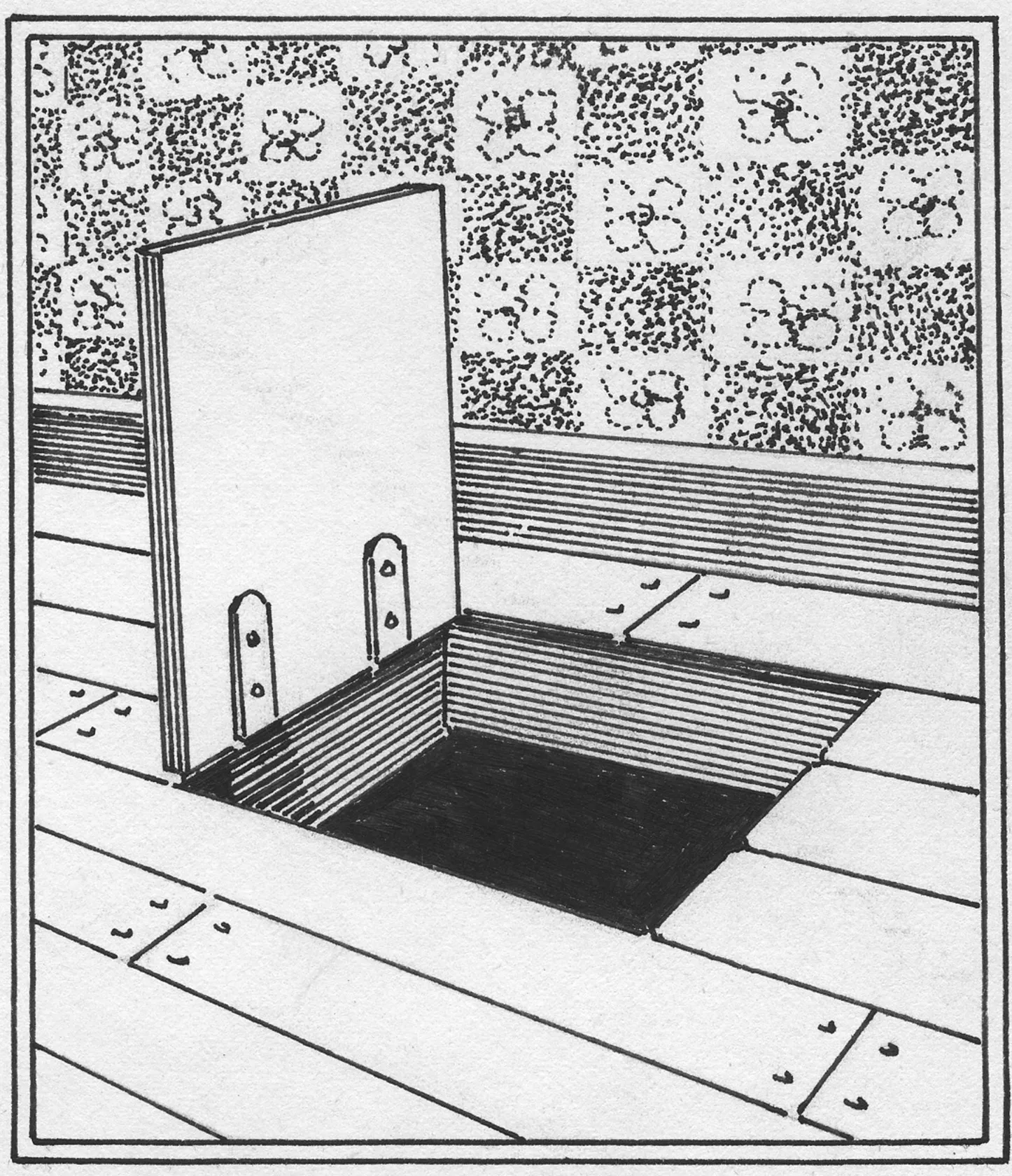 Anthony Earnshaw, Secret Alphabet 'L' No. 4, 1971