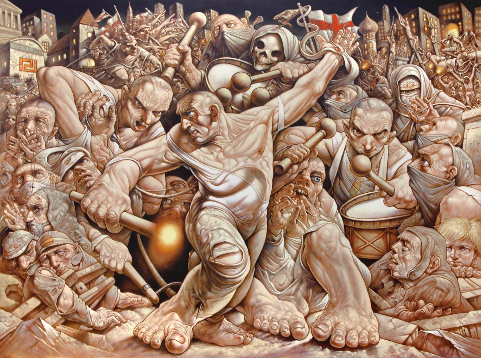 Peter Howson, Golden Dawn, 2015