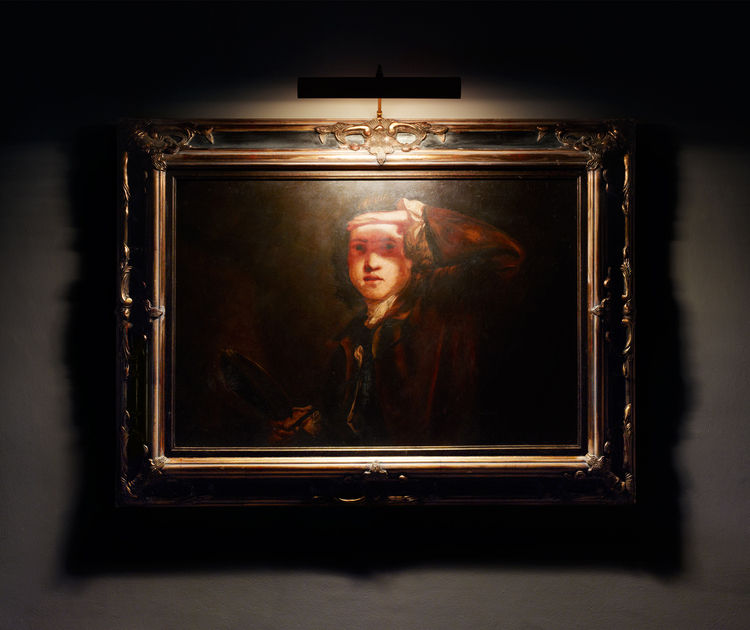 Nancy Fouts Blinded by the light (After Joshua Reynolds), 2011