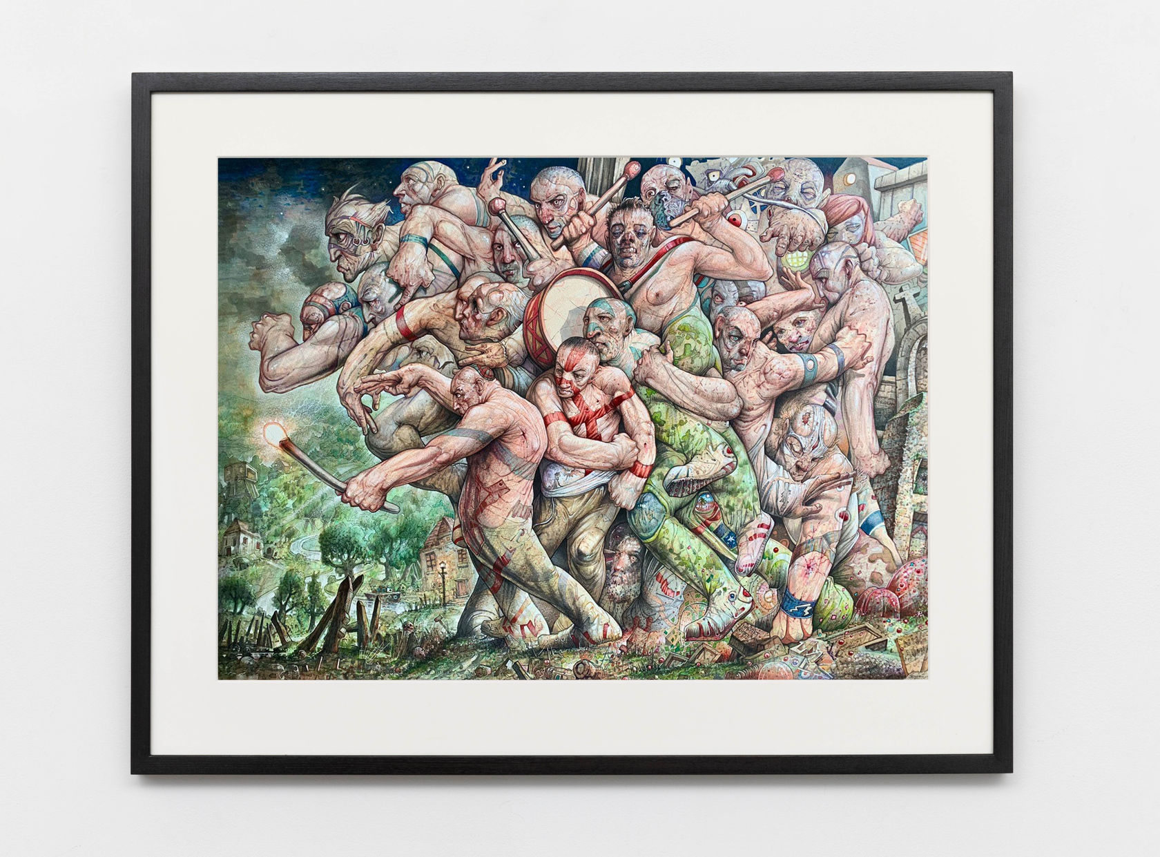 Peter Howson Saturnalia (Unrestrained Revelry), 2021