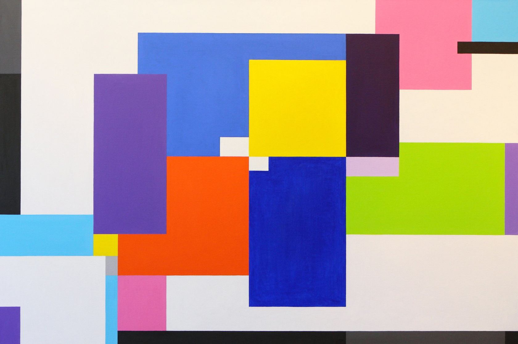 Renny Tait, Composition with Ultramarine, 2015