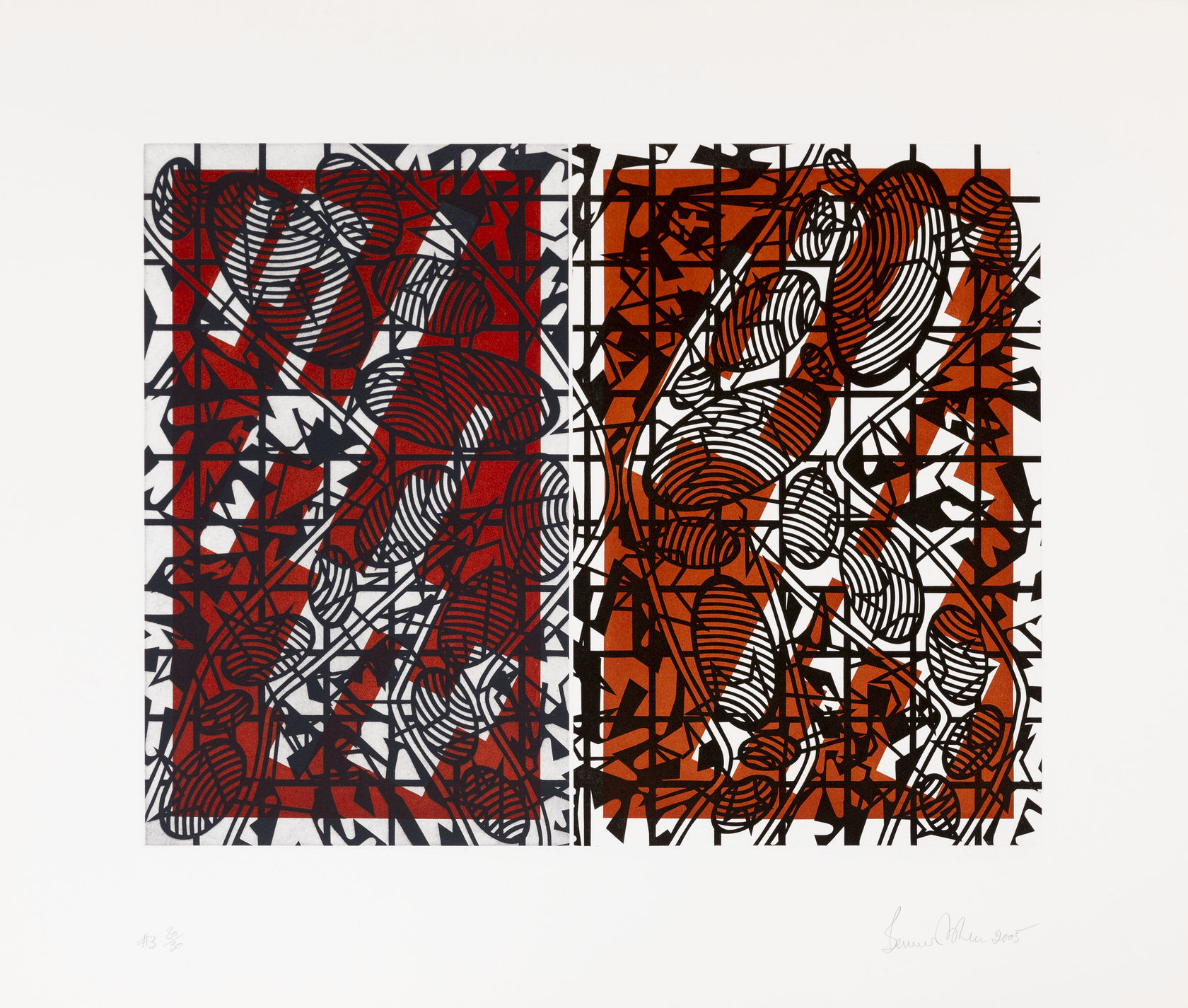 Bernard Cohen Things Seen #3, 2005