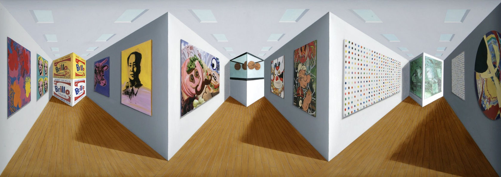 Patrick Hughes Andy, Jeff, Damien, 2008