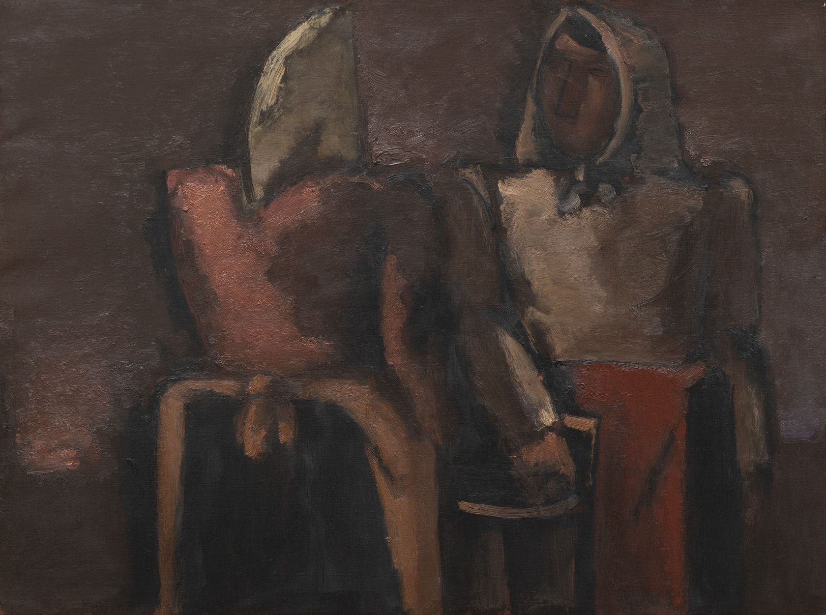 Josef Herman, Deux Paysannes, c. 1964