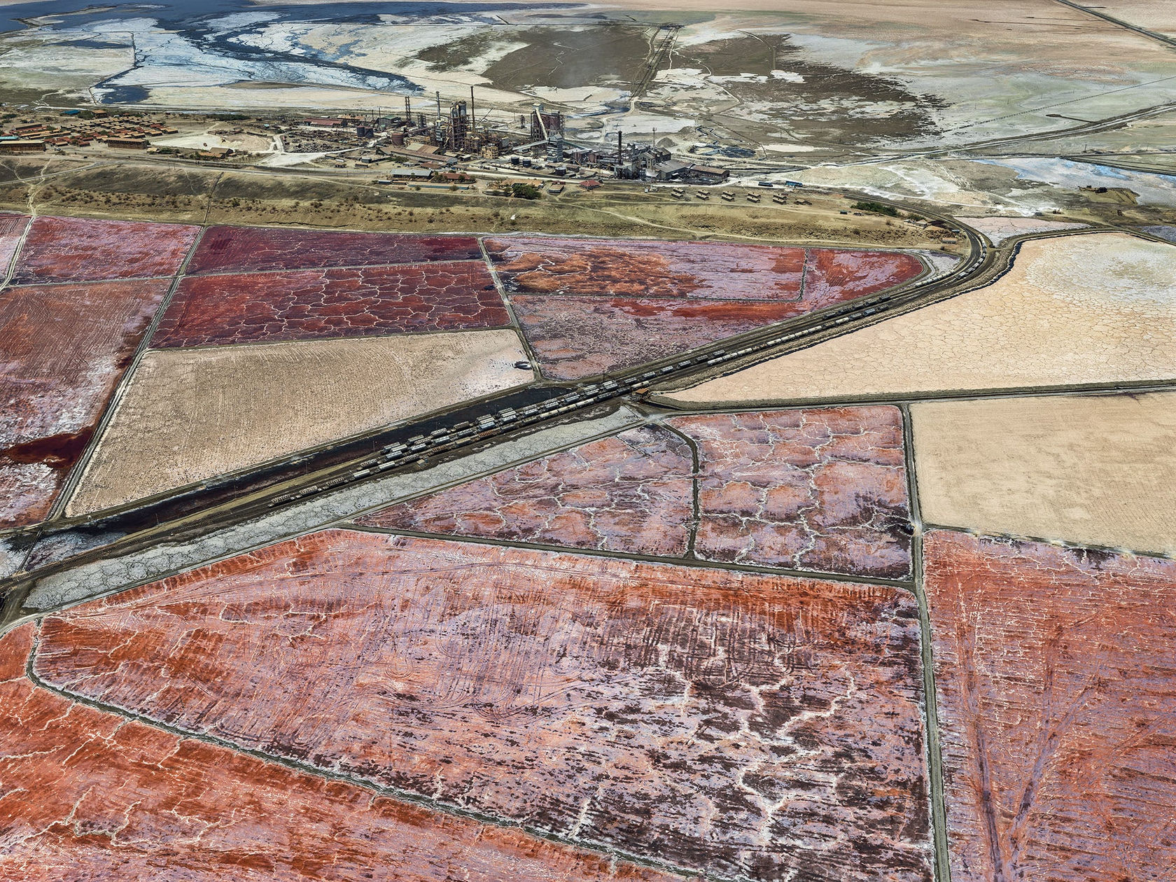 Edward Burtynsky Magadi Soda Company #1, Lake Magadi, Kenya,, 2017