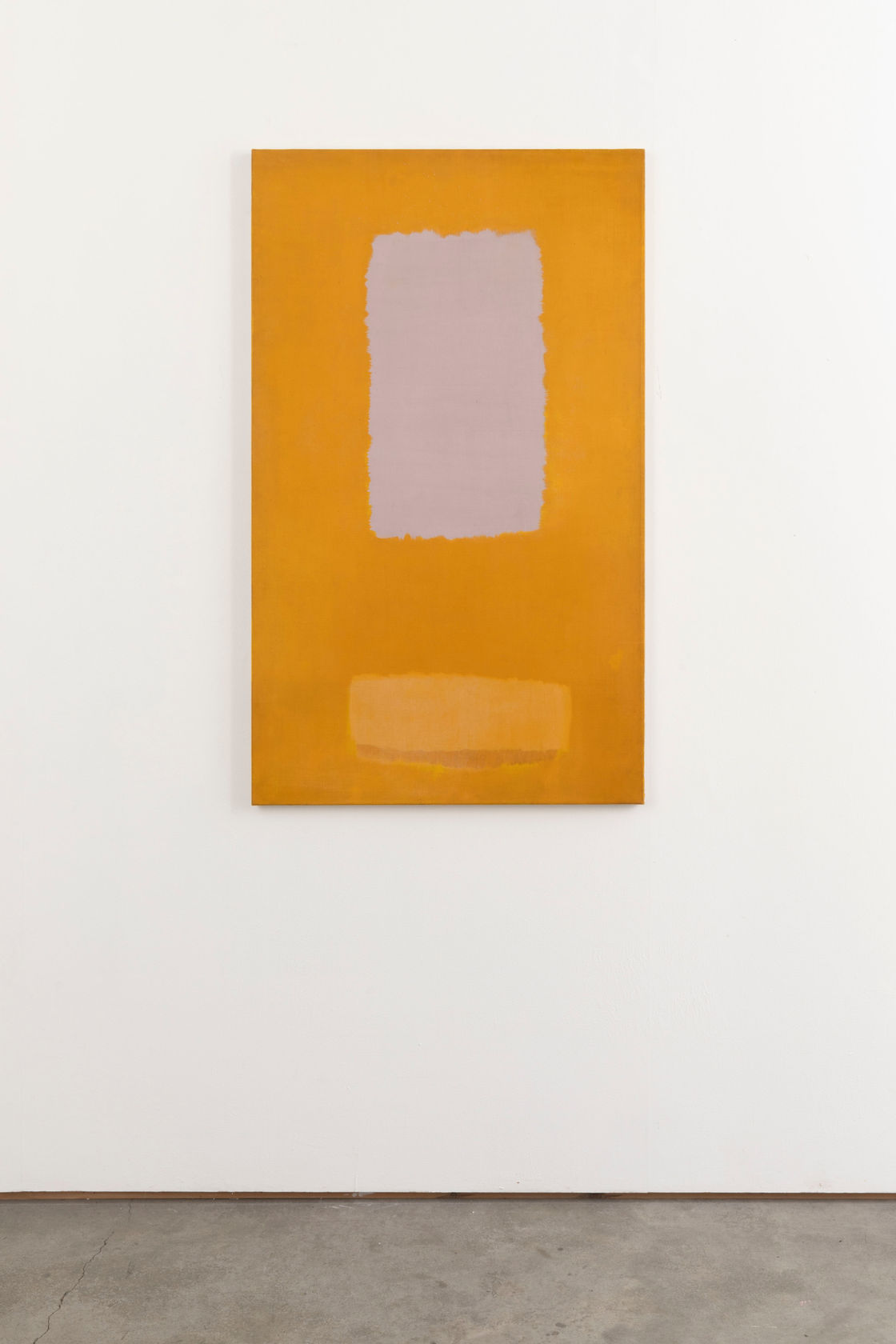 Michael Kidner Grey rectangle on yellow - After Image, c. 1959