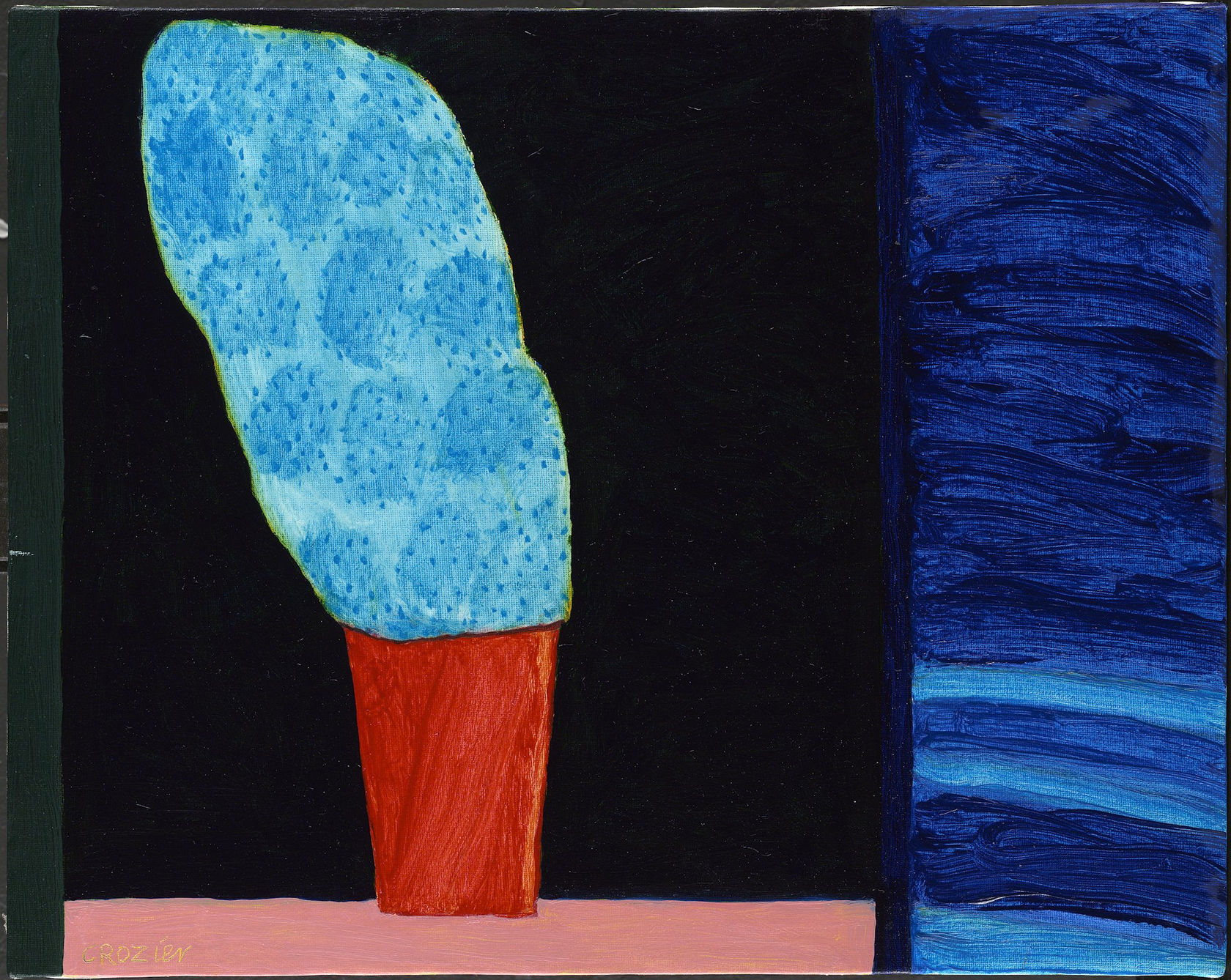 William Crozier, Balcony at Night, Antibes, 2007