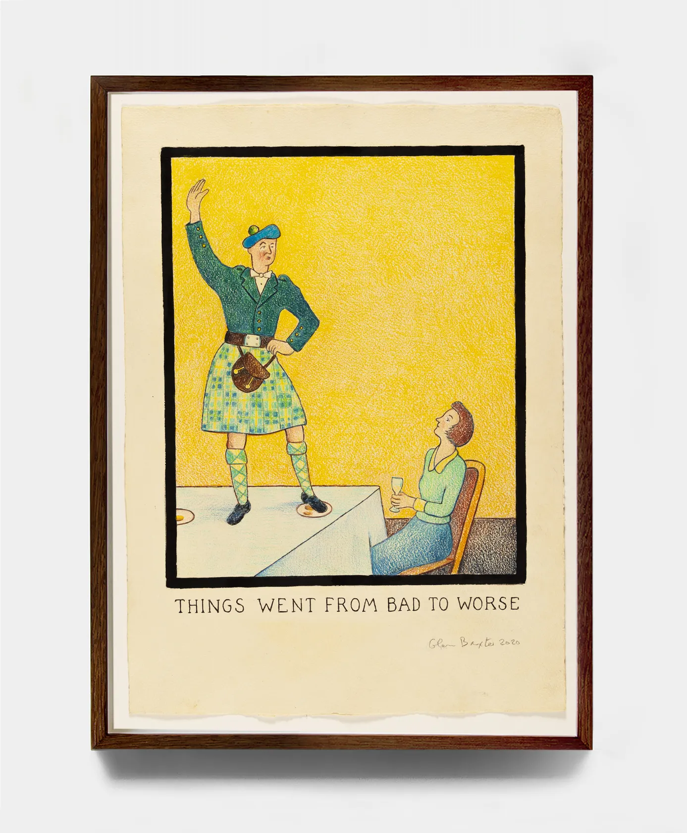 Glen Baxter Things Went from Bad to Worse, 2020