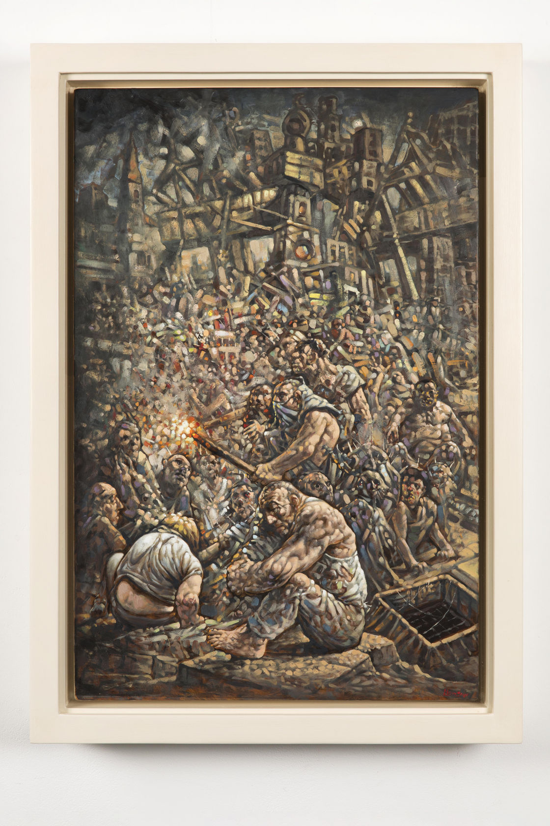 Peter Howson, Wächter, Sage, was dir Kūndet Die nacht! Watch man, What of the night., 2017