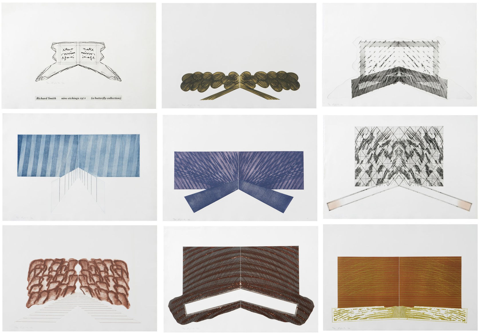Richard Smith A Butterfly Collection, 1971