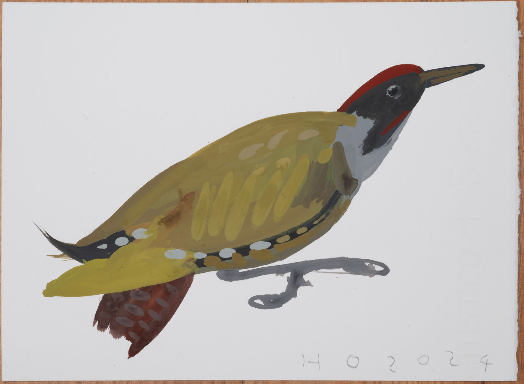 Humphrey Ocean Green Woodpecker I, 2024