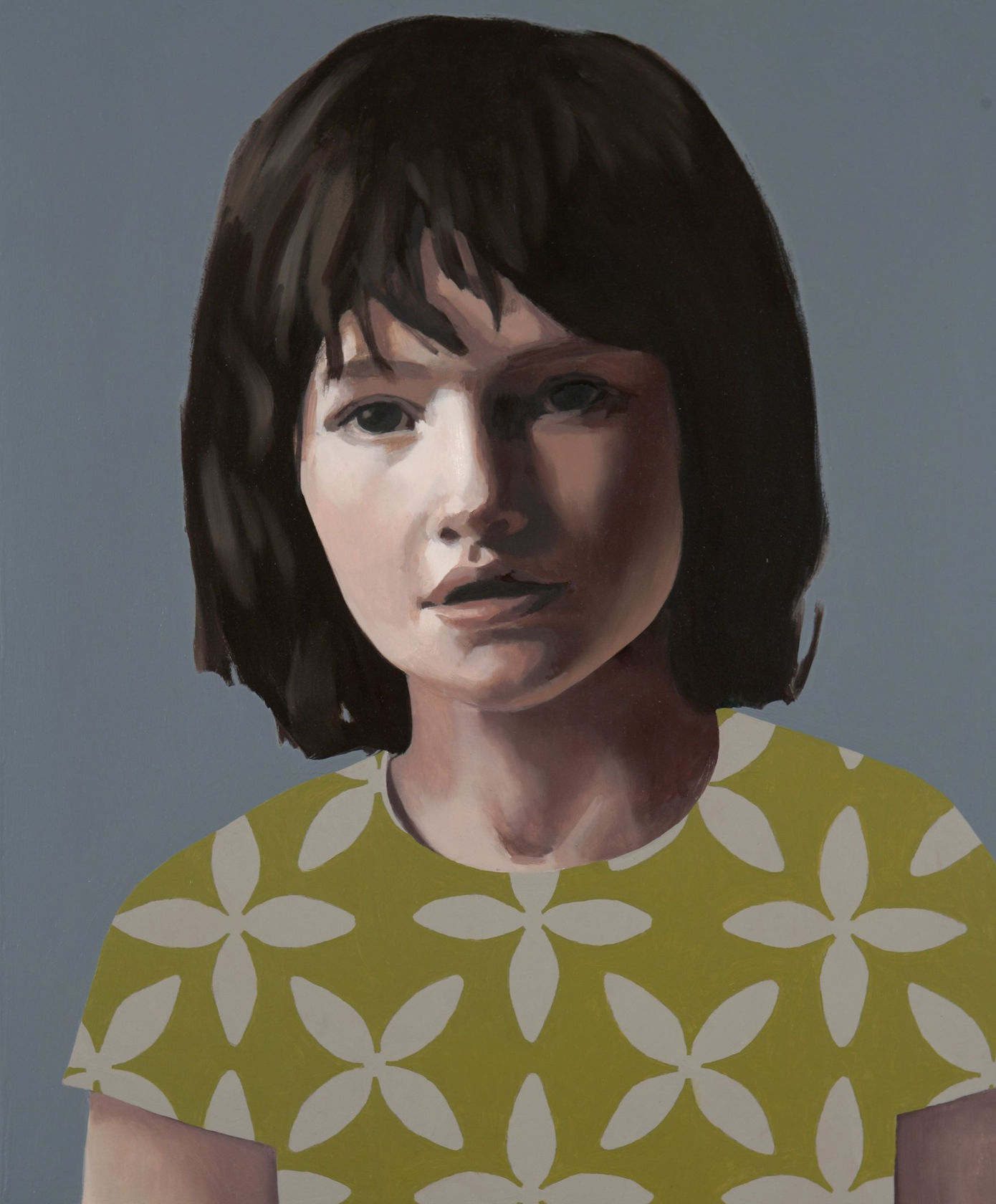 Claerwen James, Self portrait when young, 2005