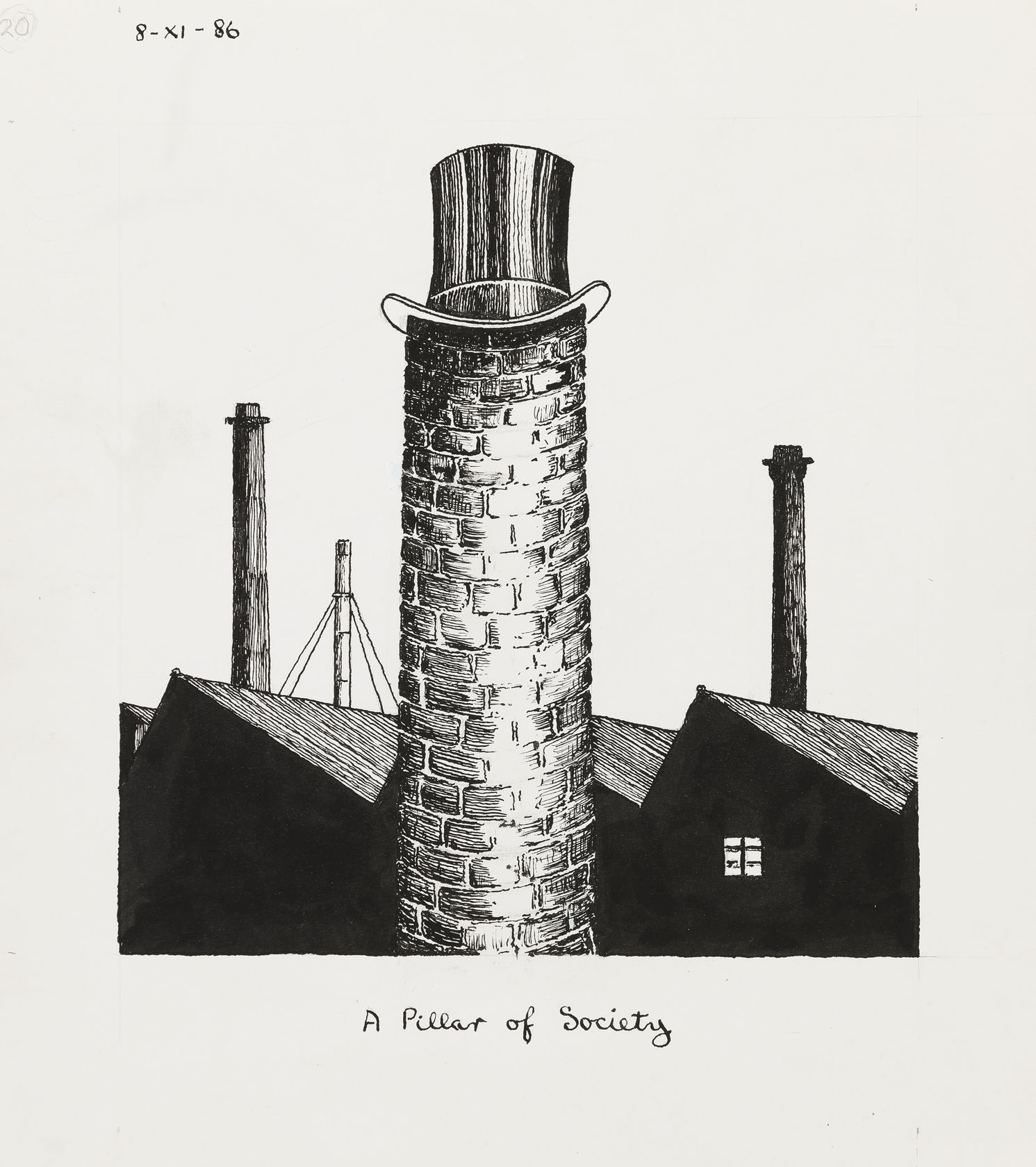 Anthony Earnshaw A Pillar of Society, 1986