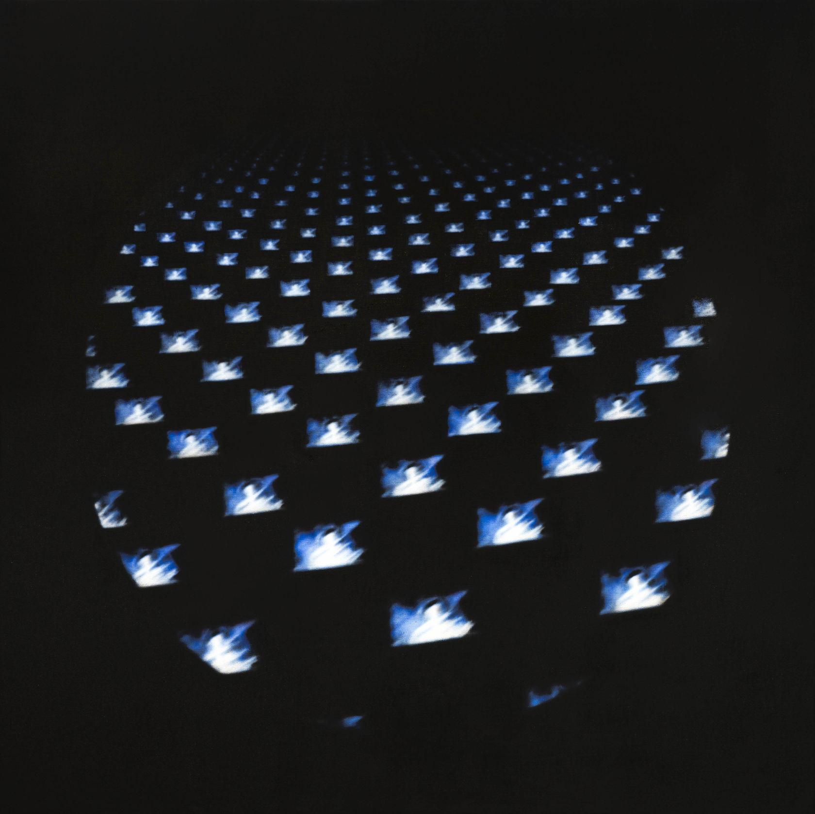 John Keane Blue Planet/Moon Landing/Flat Earth Series (#8), 2020