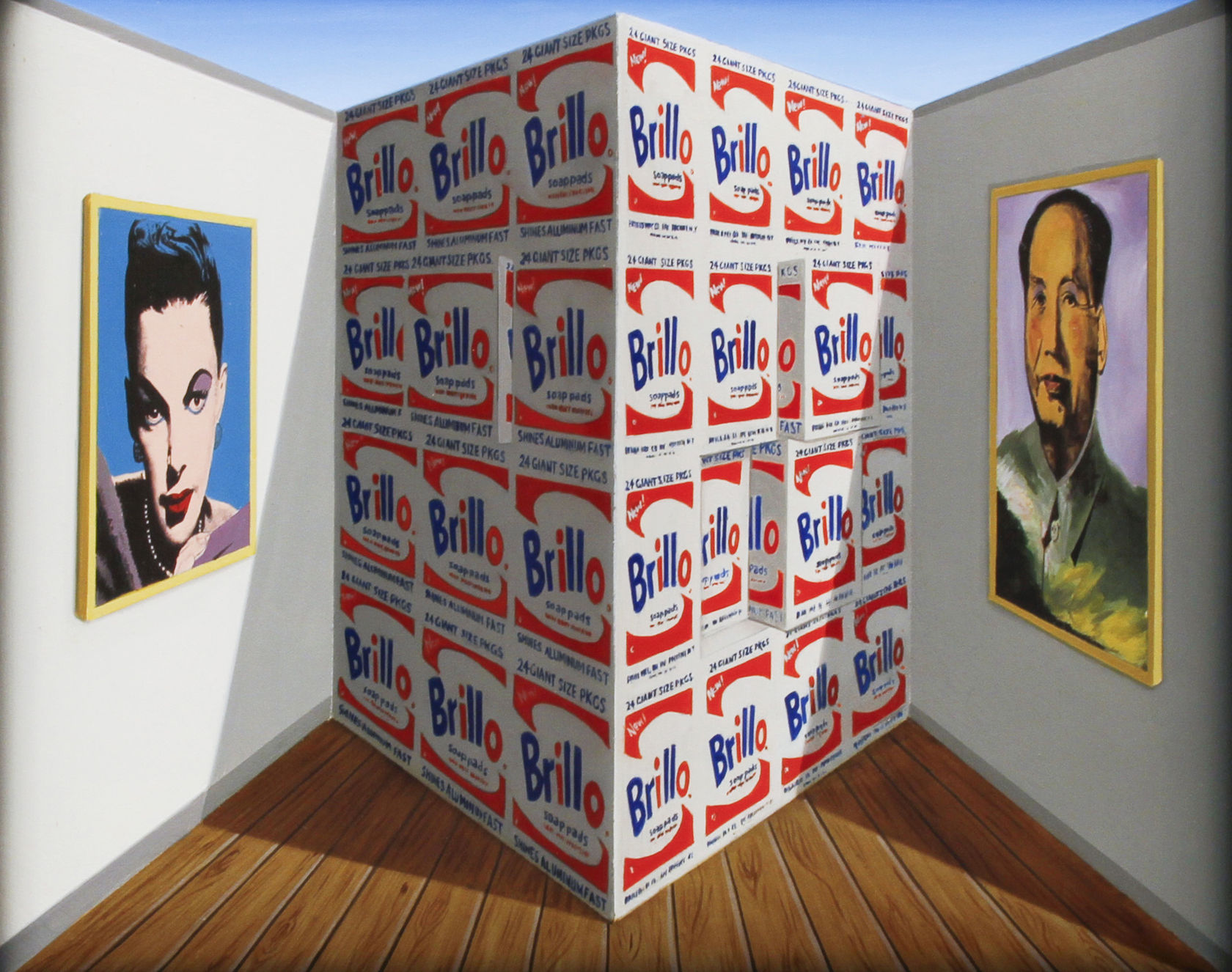 Patrick Hughes, Boxed In, 2020