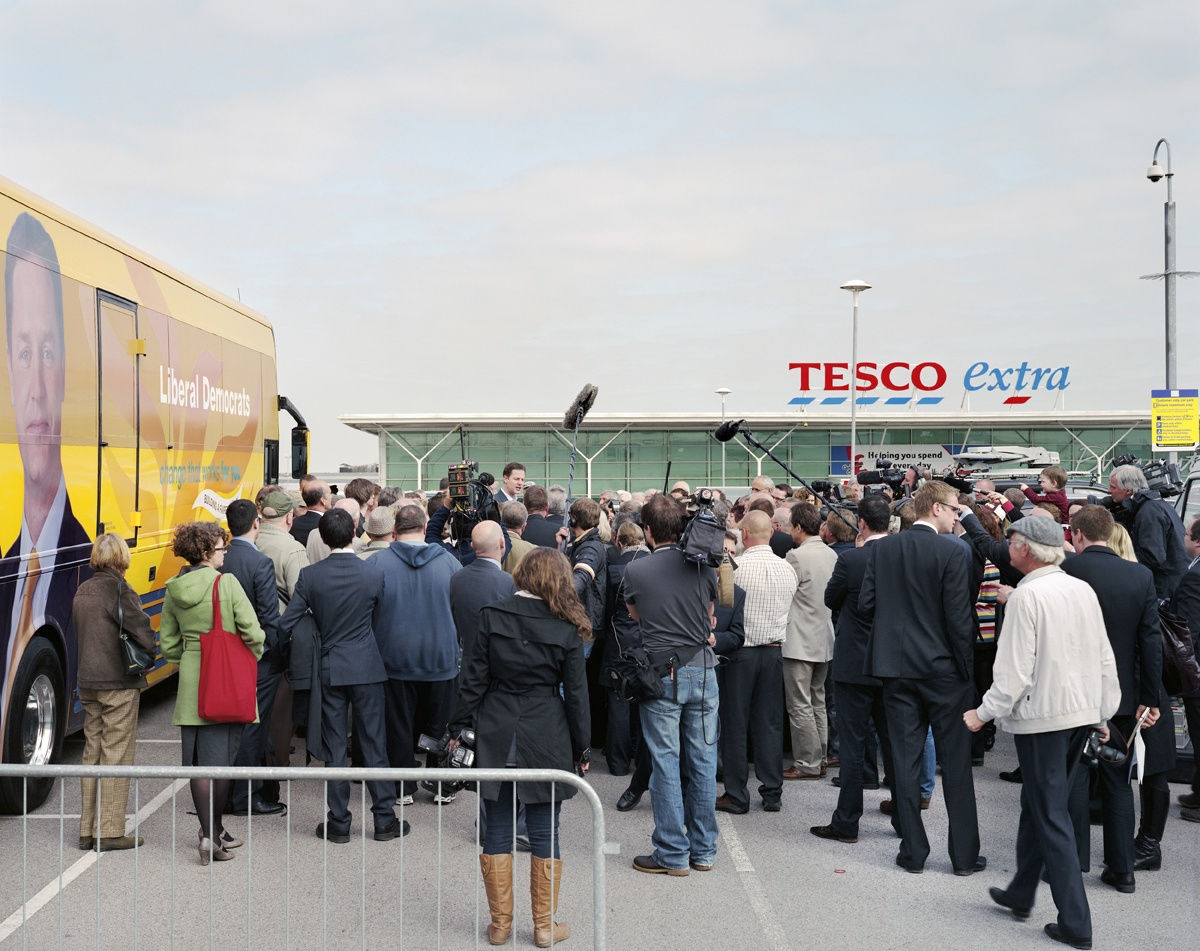 Simon Roberts Nick Clegg, Liberal Democrats, Warrington (Waddington South constituency) 16th April, 2010