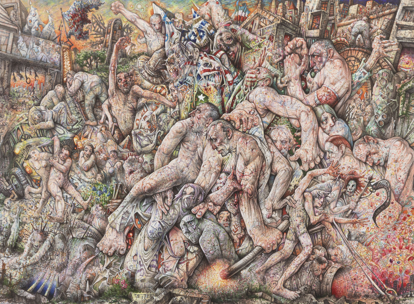 Peter Howson Pulvis et Umbra Sumus (We are Ashes and a Shadow), 2021