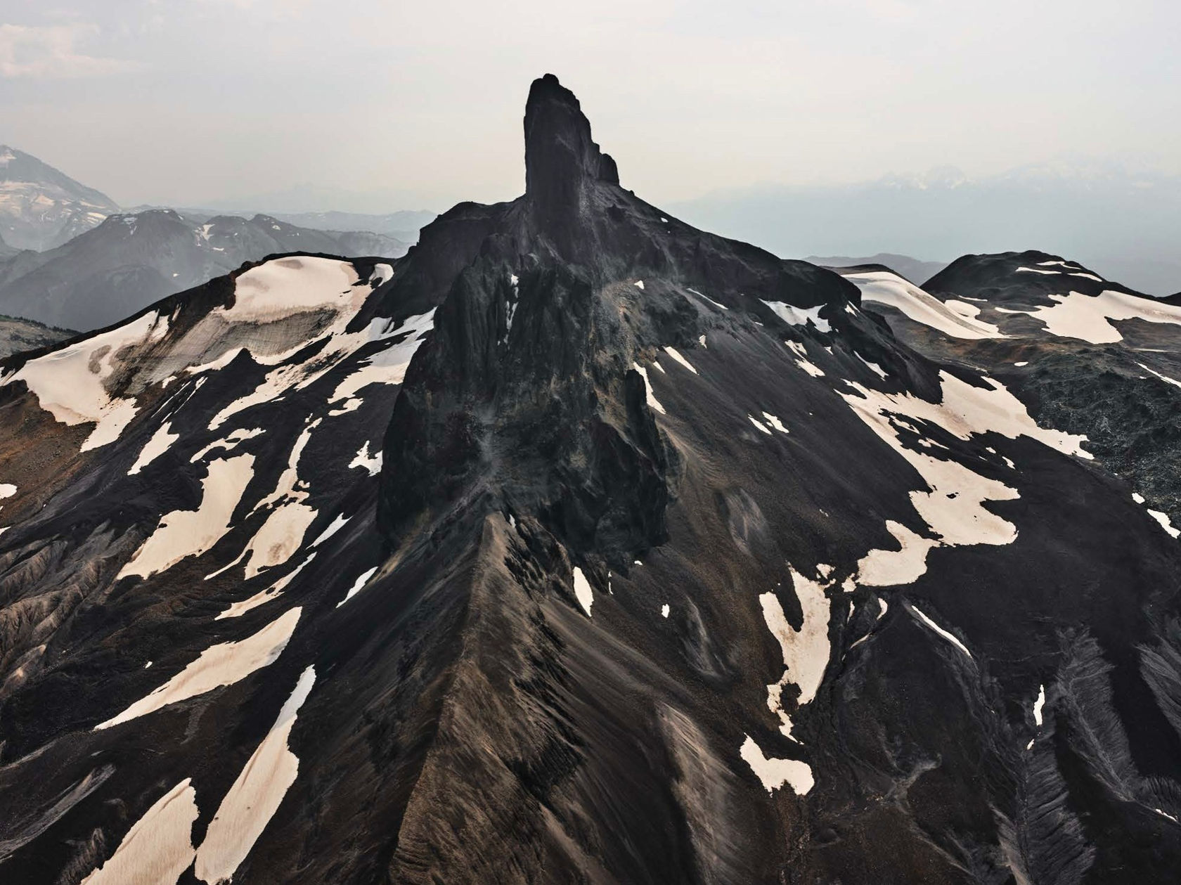 Edward Burtynsky Coast Mountains #2, The Black Tusk, British Columbia, Canada, 2023