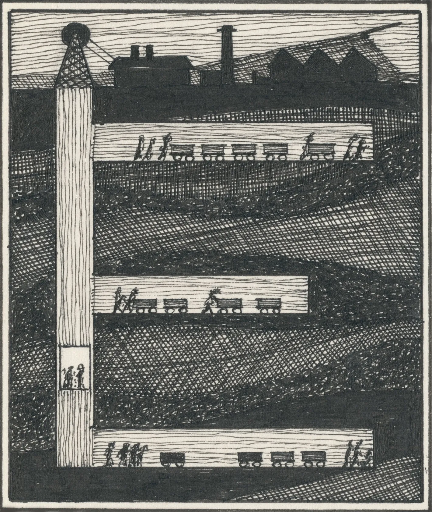 Anthony Earnshaw, Secret Alphabet 'E' No. 2, 1971