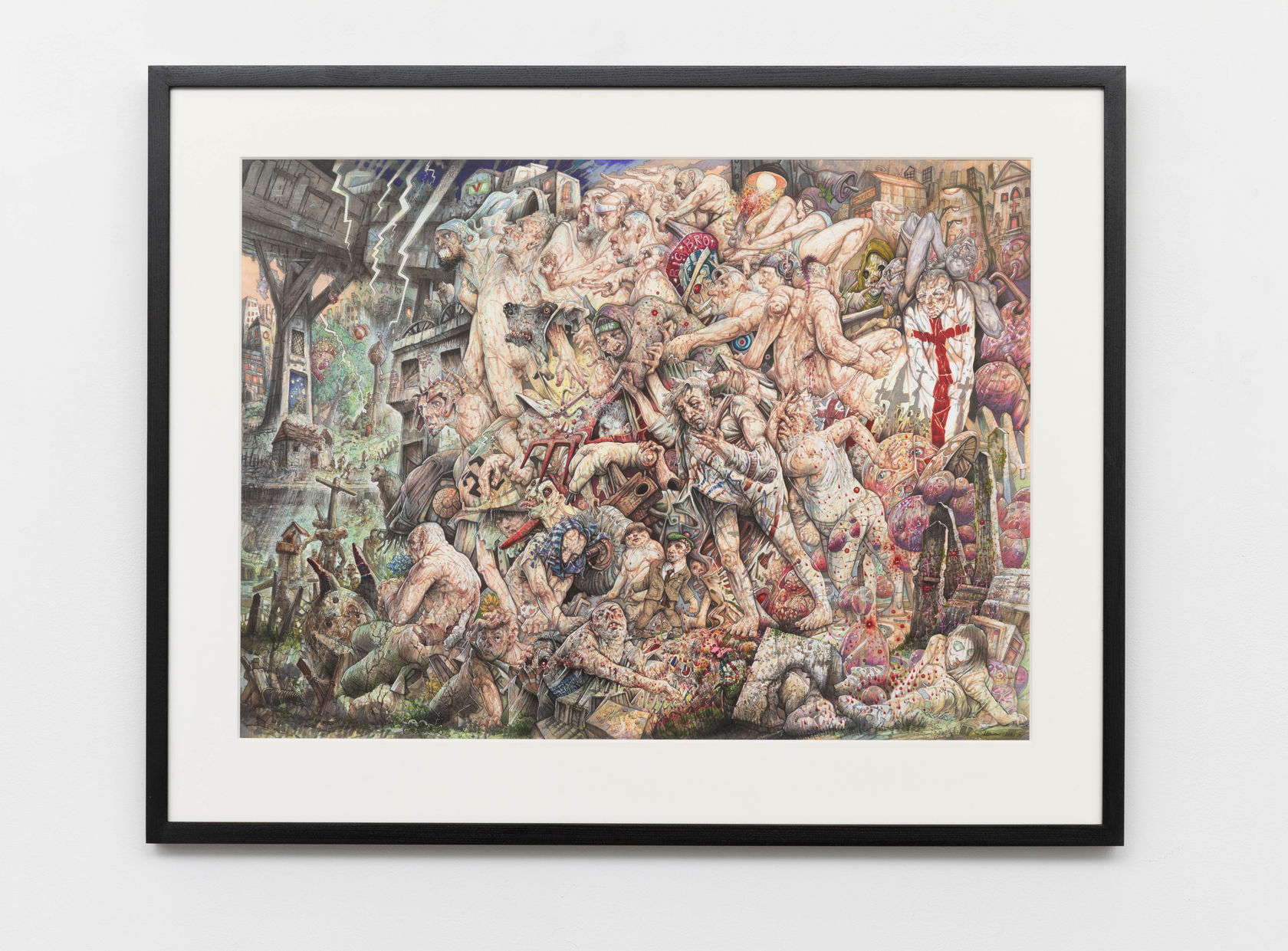 Peter Howson O Tempora! O Mores! (What Times! What Customs!), 2021