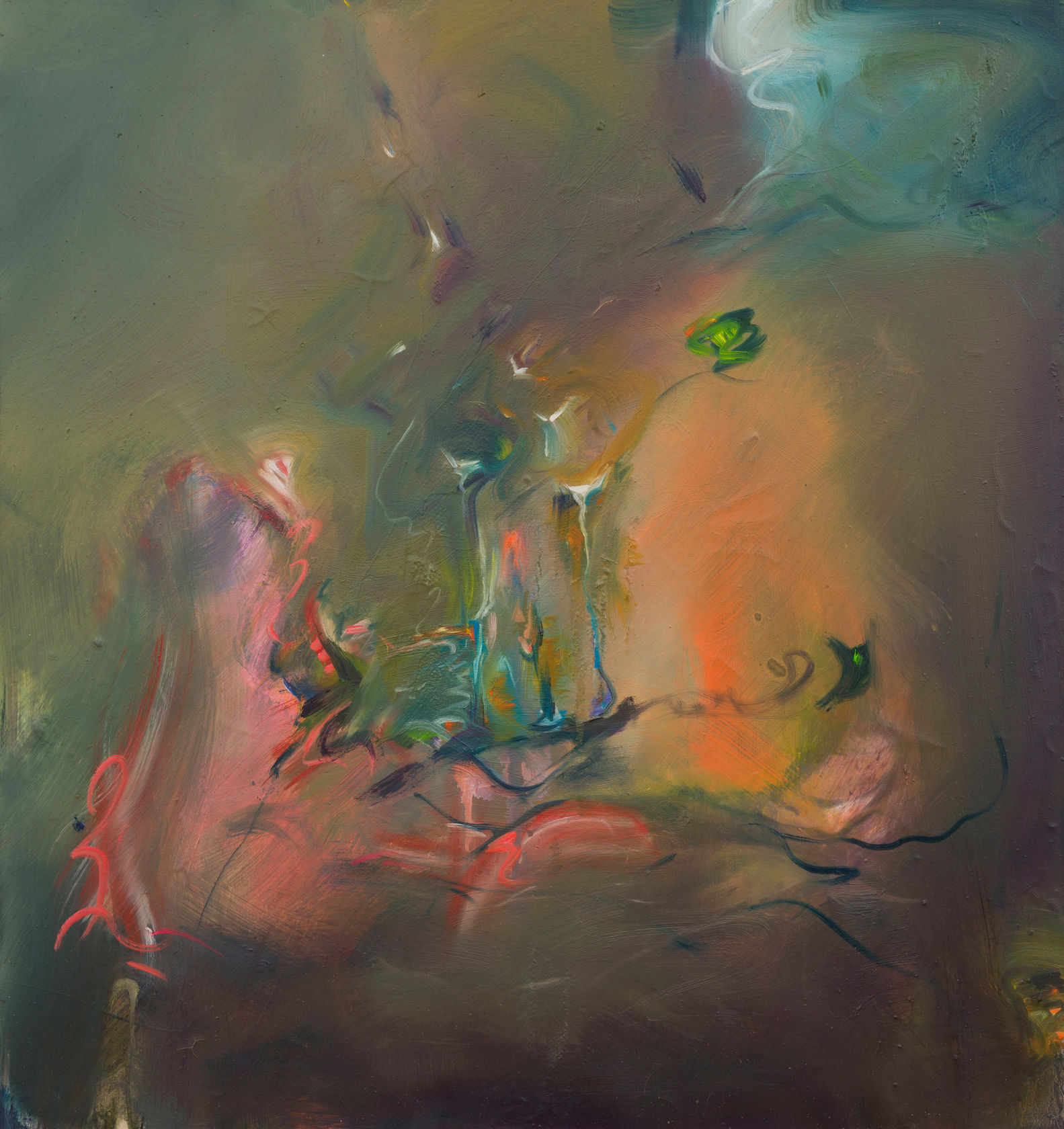 Anthony Daley Pausing on Over Paint, 2020