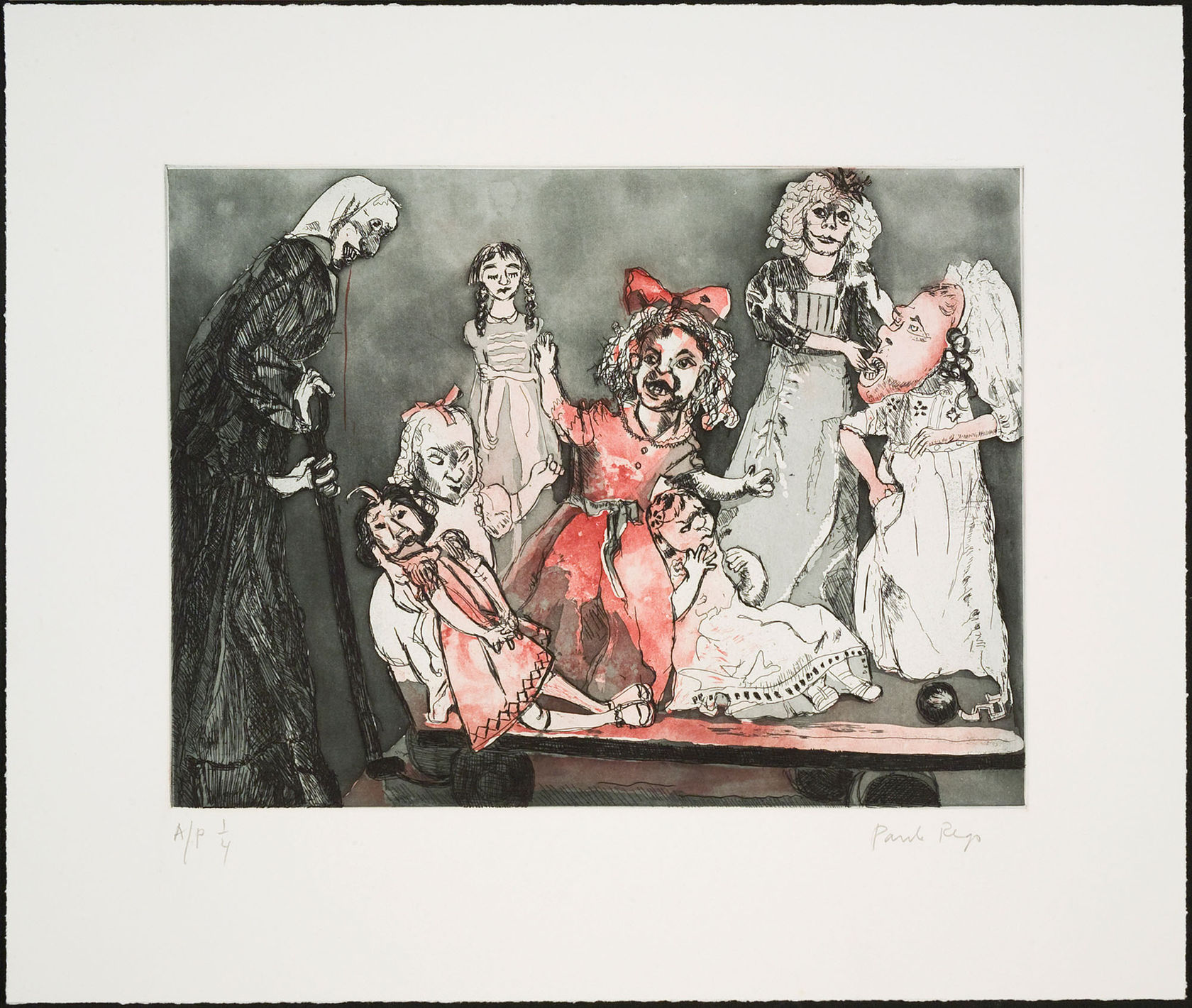 Paula Rego Death Goes Shopping, 2009-10