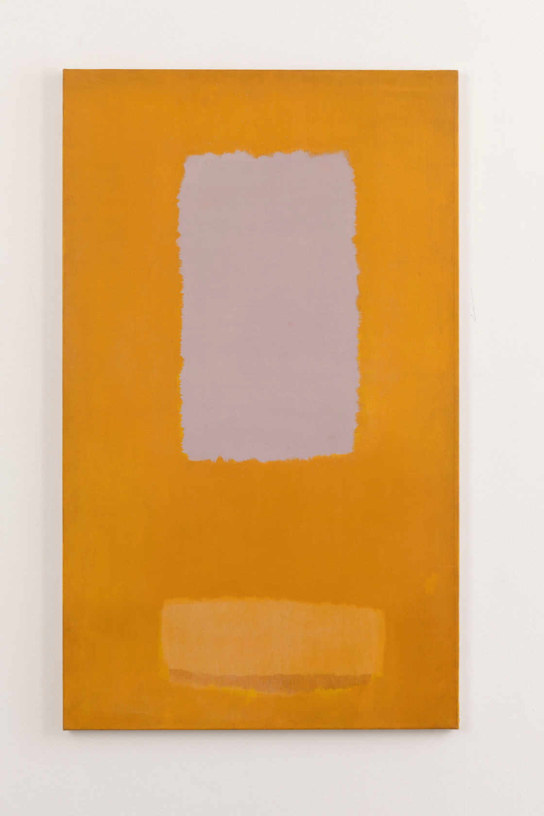 Michael Kidner Grey rectangle on yellow - After Image, c. 1959