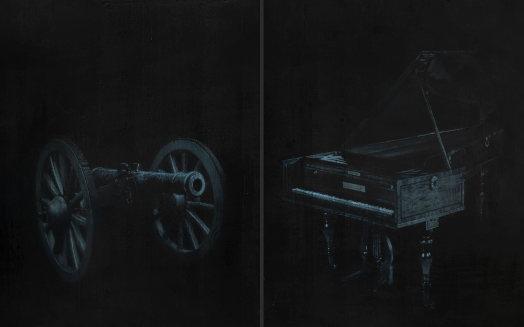 John Keane European Canon (Diptych), 2019