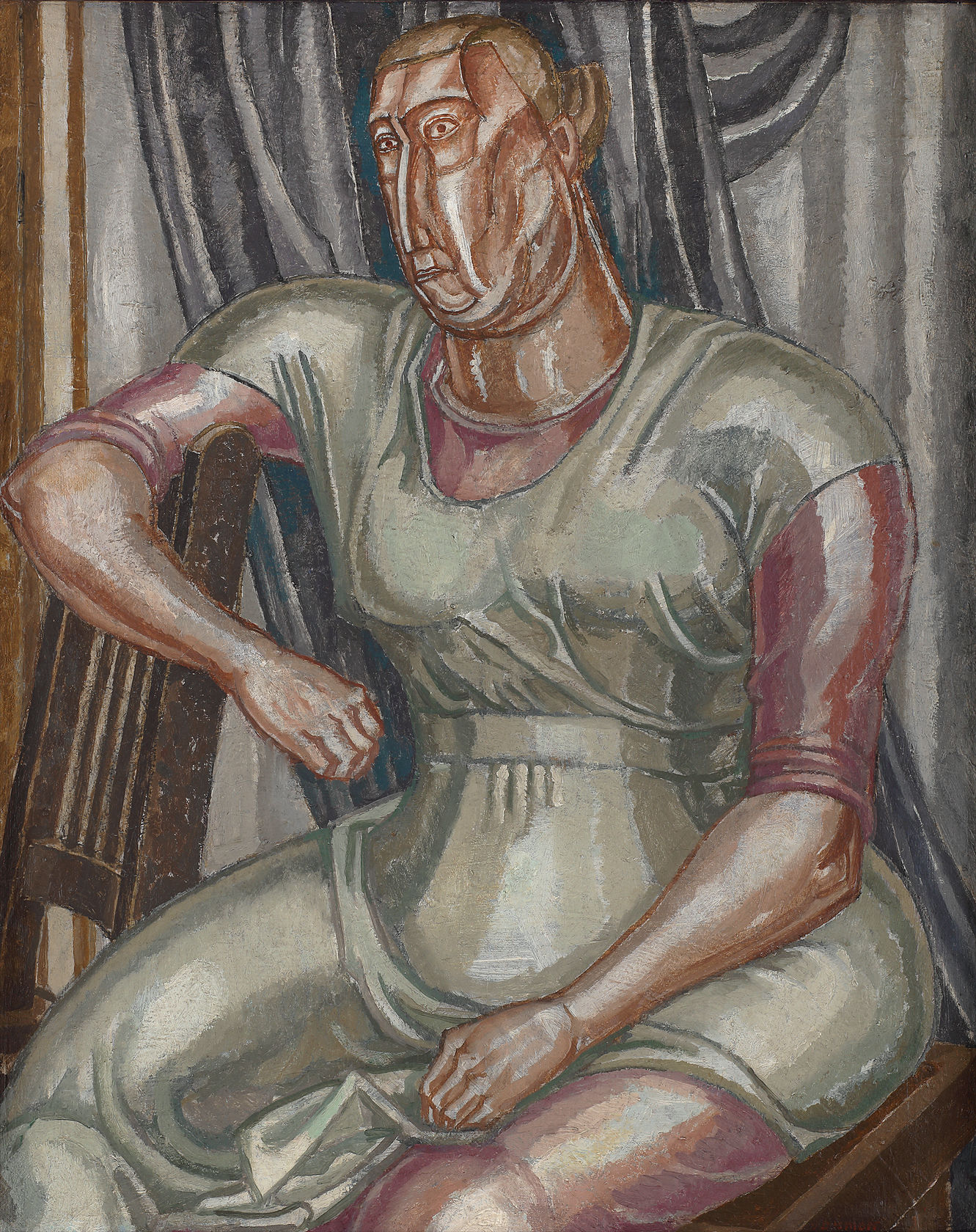 Signed 'J Dismorr' lower right  Oil on canvas  30 x 24 in. (76.2 x 61 cm.)