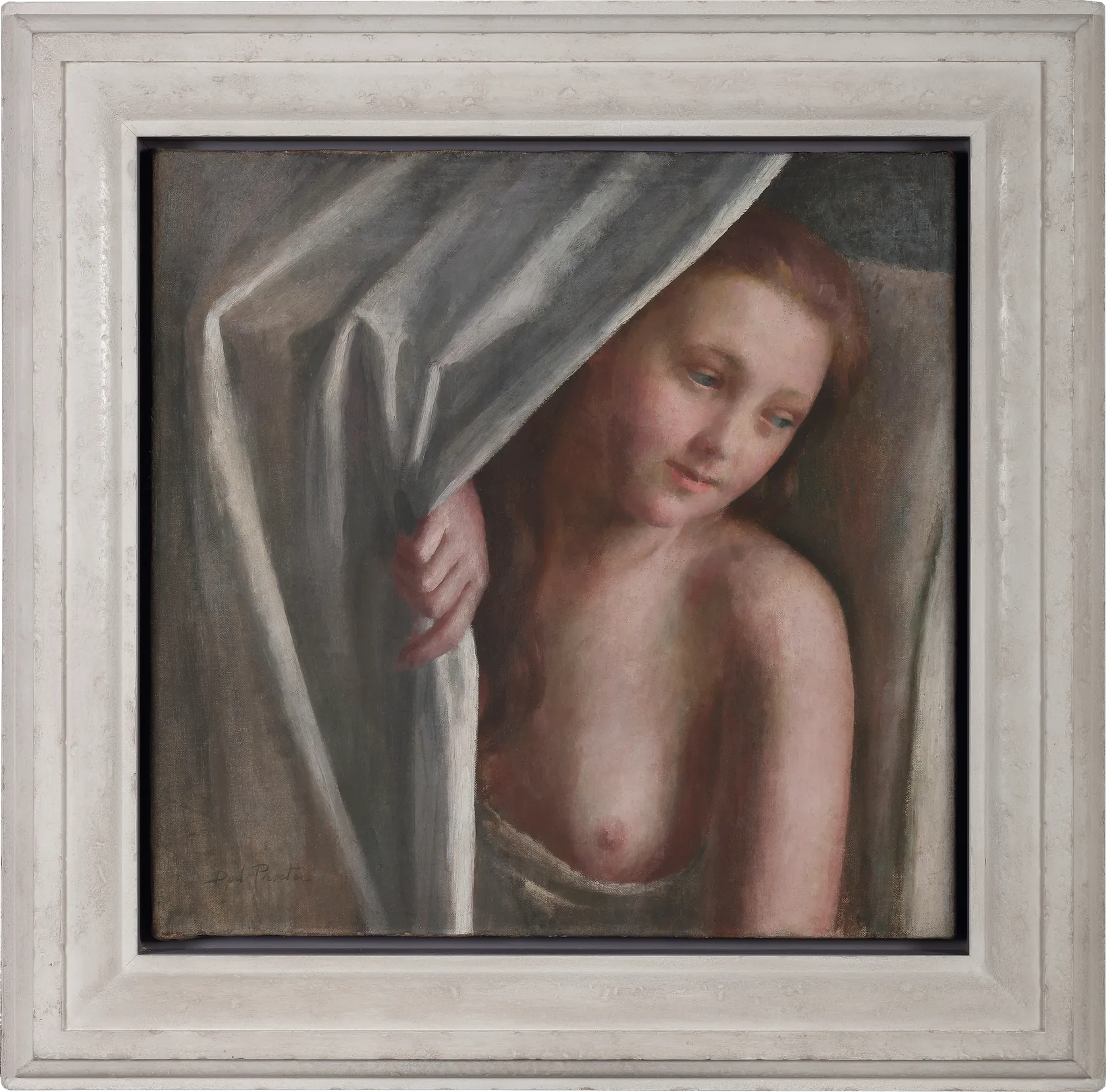 Signed ‘Dod Procter’ lower left  Oil on canvas  26 3/8 x 27 in. (67.1 x 68.6 cm)